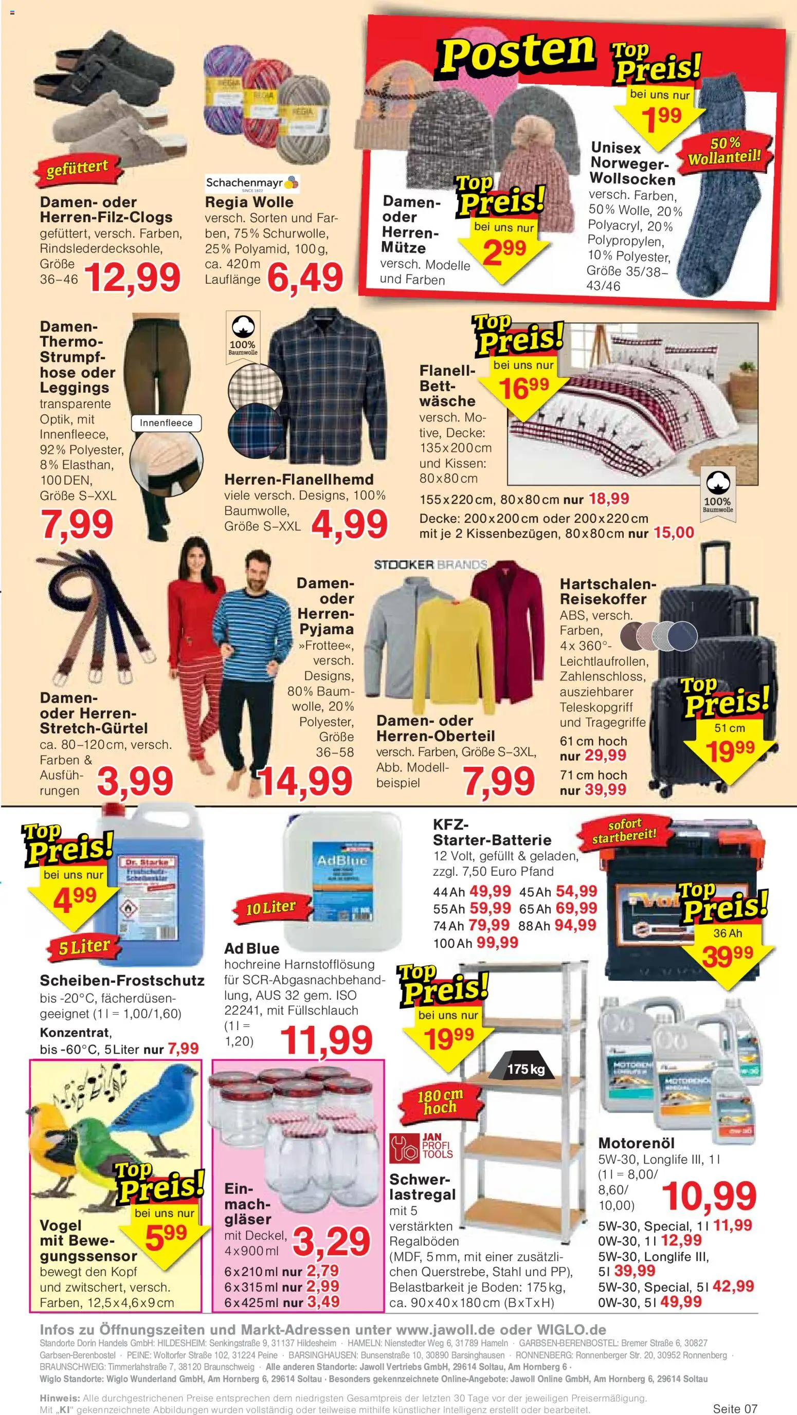 Wiglo Wunderland Prospekt – gültig ab 12.10.2026 | Seite: 11 | Produkte: Bett, Decke, Pyjama, Leggings