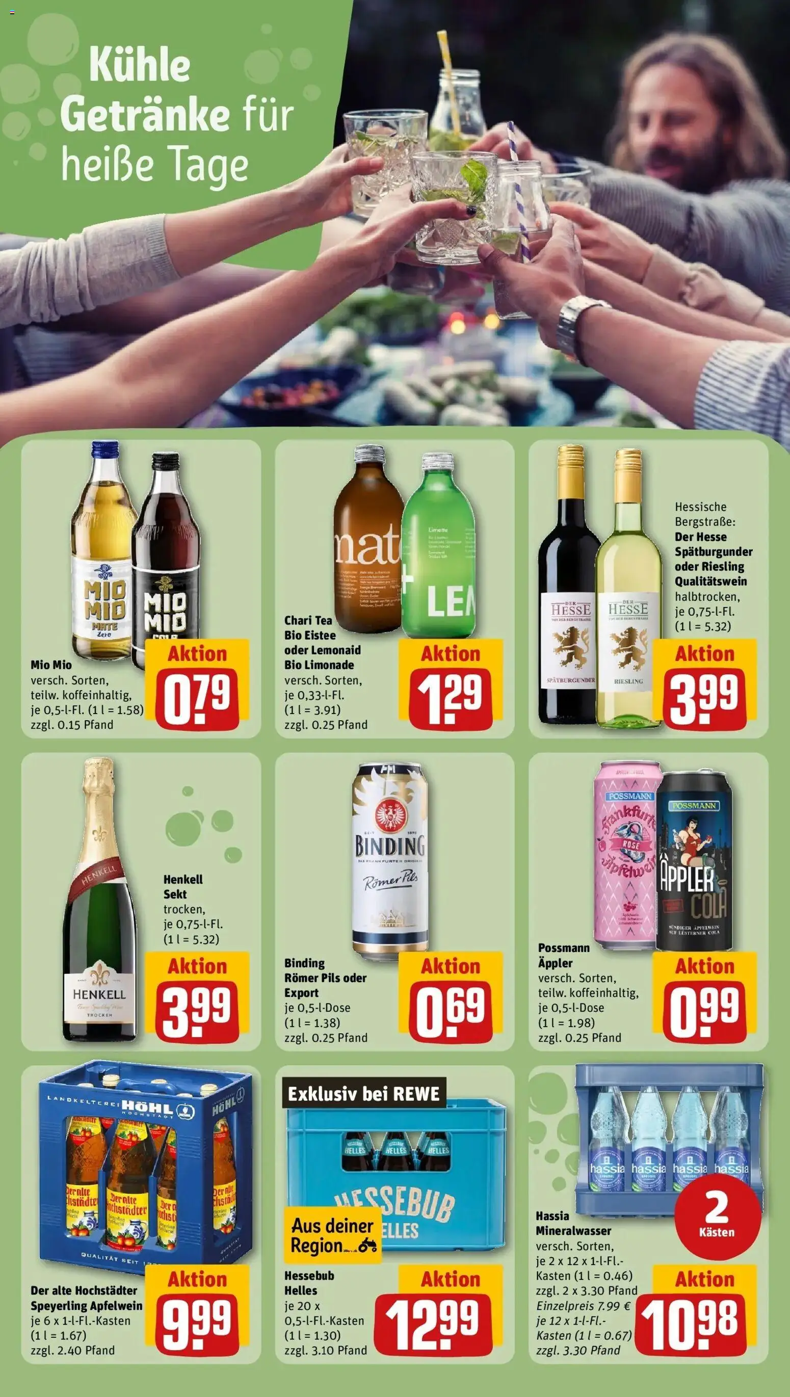 REWE Prospekt ab 17.08.2026 zum Blättern » Angebote | Seite: 21 | Produkte: Sekt, Pils, Limonade, Mineralwasser
