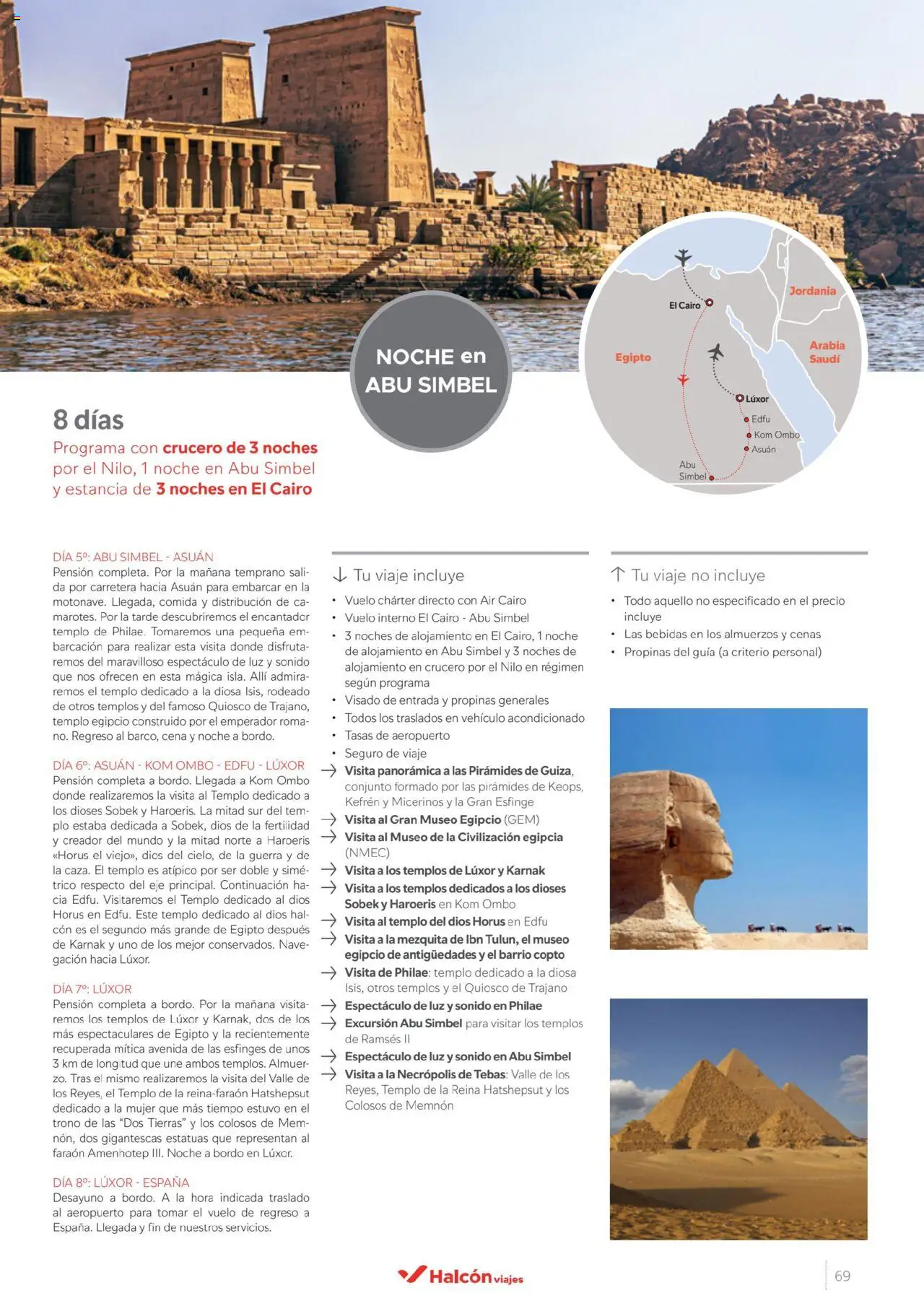 Halcón Viajes Egipto │ válido desde el 01.07.2025 | Página: 69