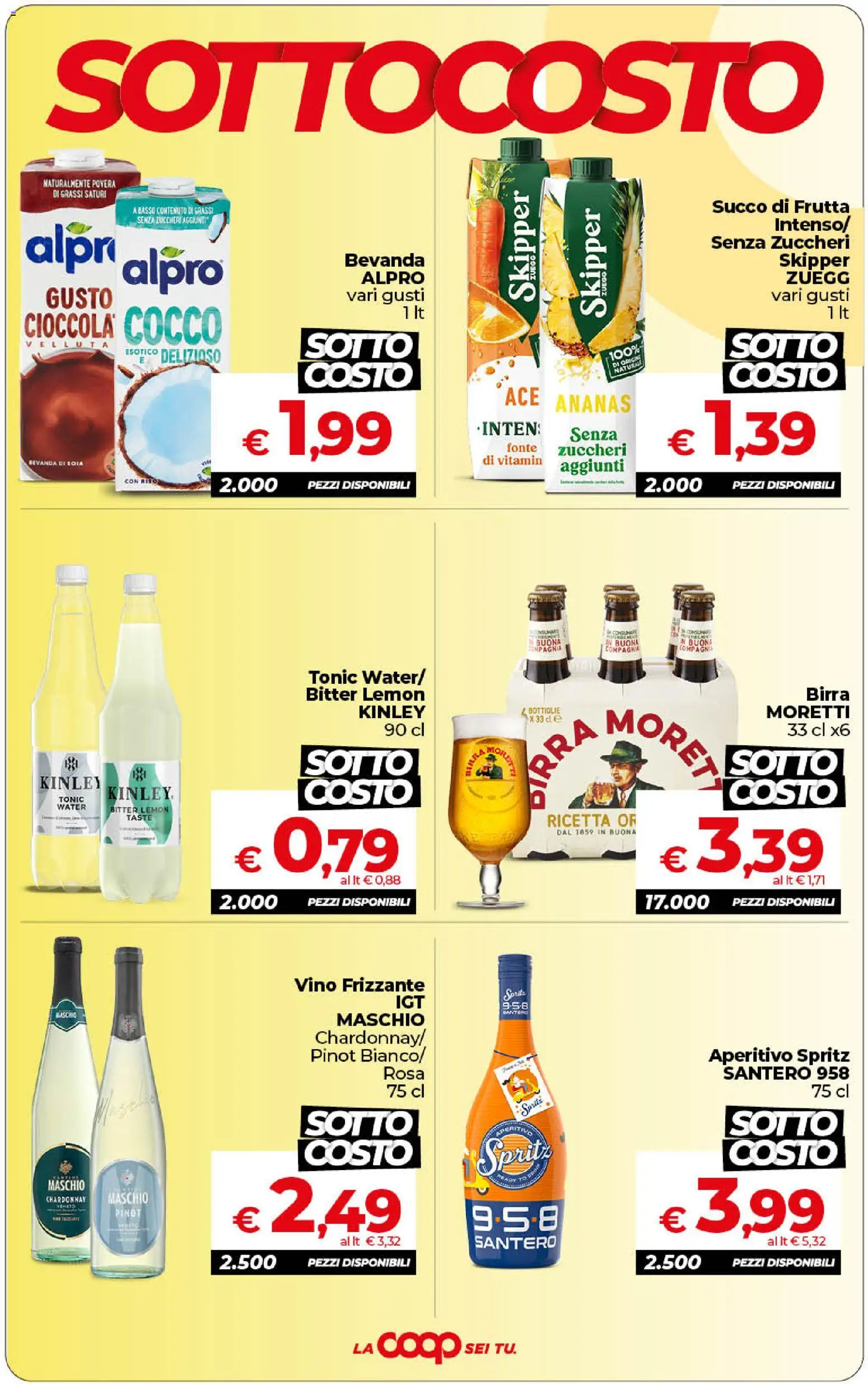 Volantino Ipercoop del 01/09/2026 | Pagina: 5 | Prodotti: Birra, Frutta, Basso, Aperitivo