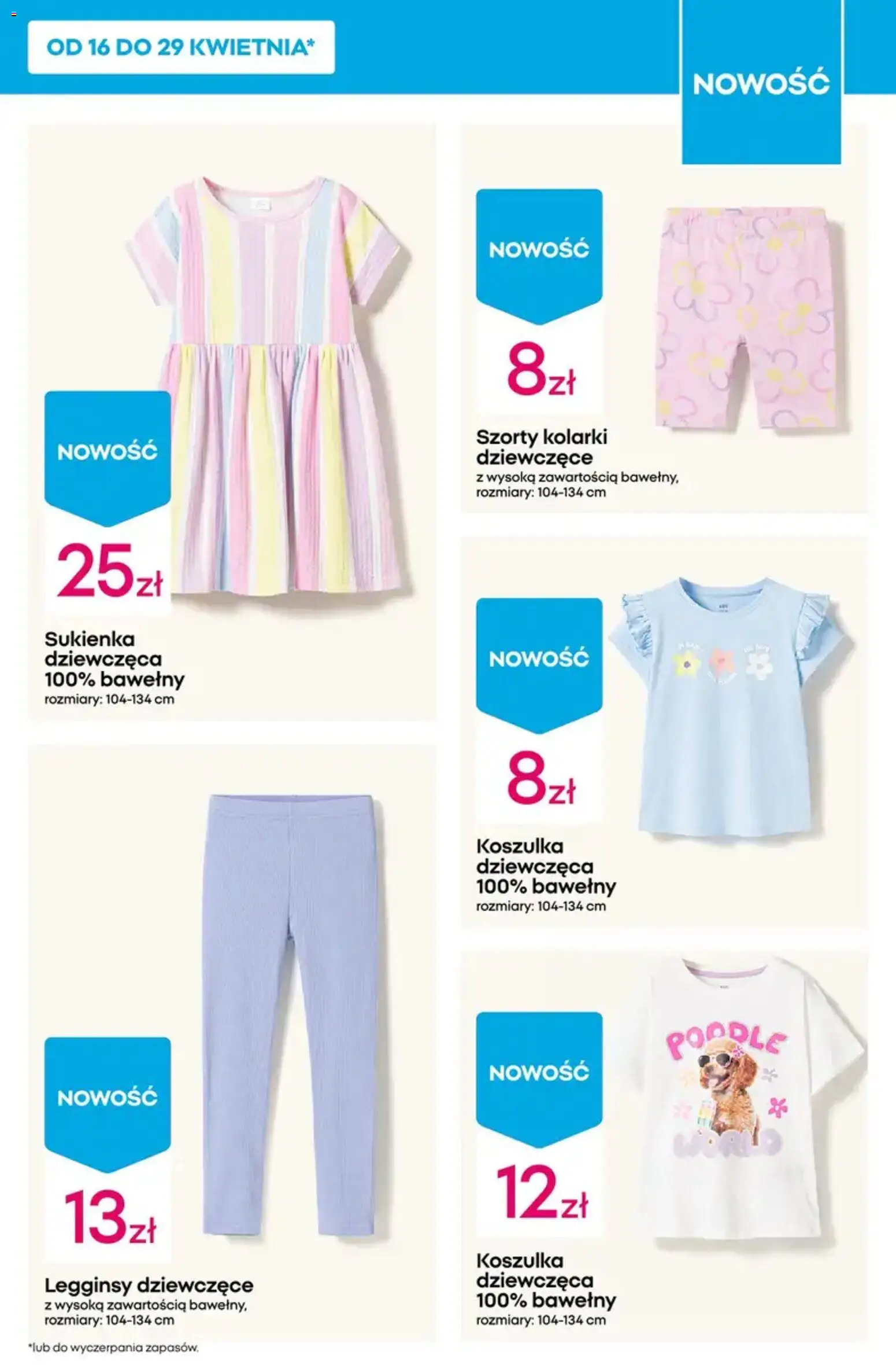 Pepco gazetka od 16.04.2026 | Strona: 11 | Produkty: Szorty, Legginsy, Sukienka