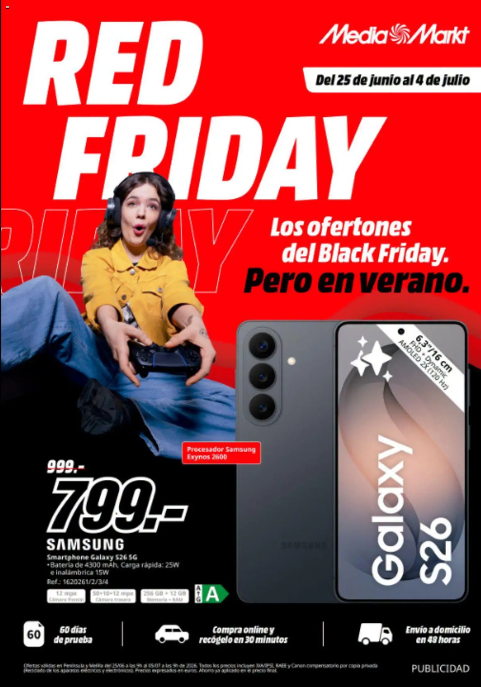 Media Markt folleto desde 25/06/2026 | ¿Cómo obtener un descuento limitado? ¡Ahorra hoy mismo! | España