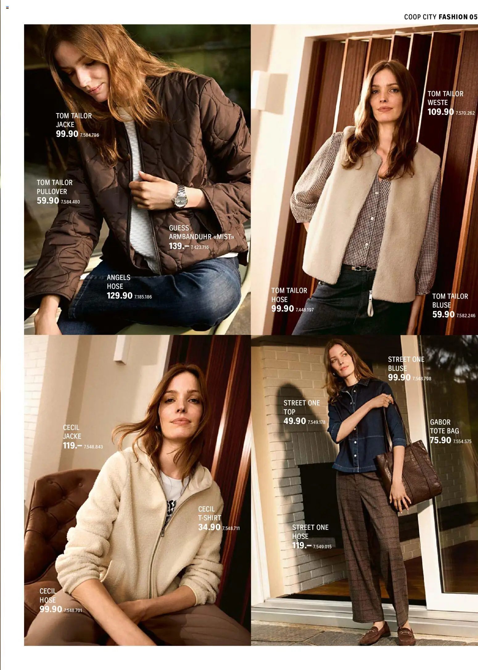 Coop City aktionen – gültig ab 17.08.2026 | Seite: 5 | Produkte: Bluse, Pullover, Jacke, Hose