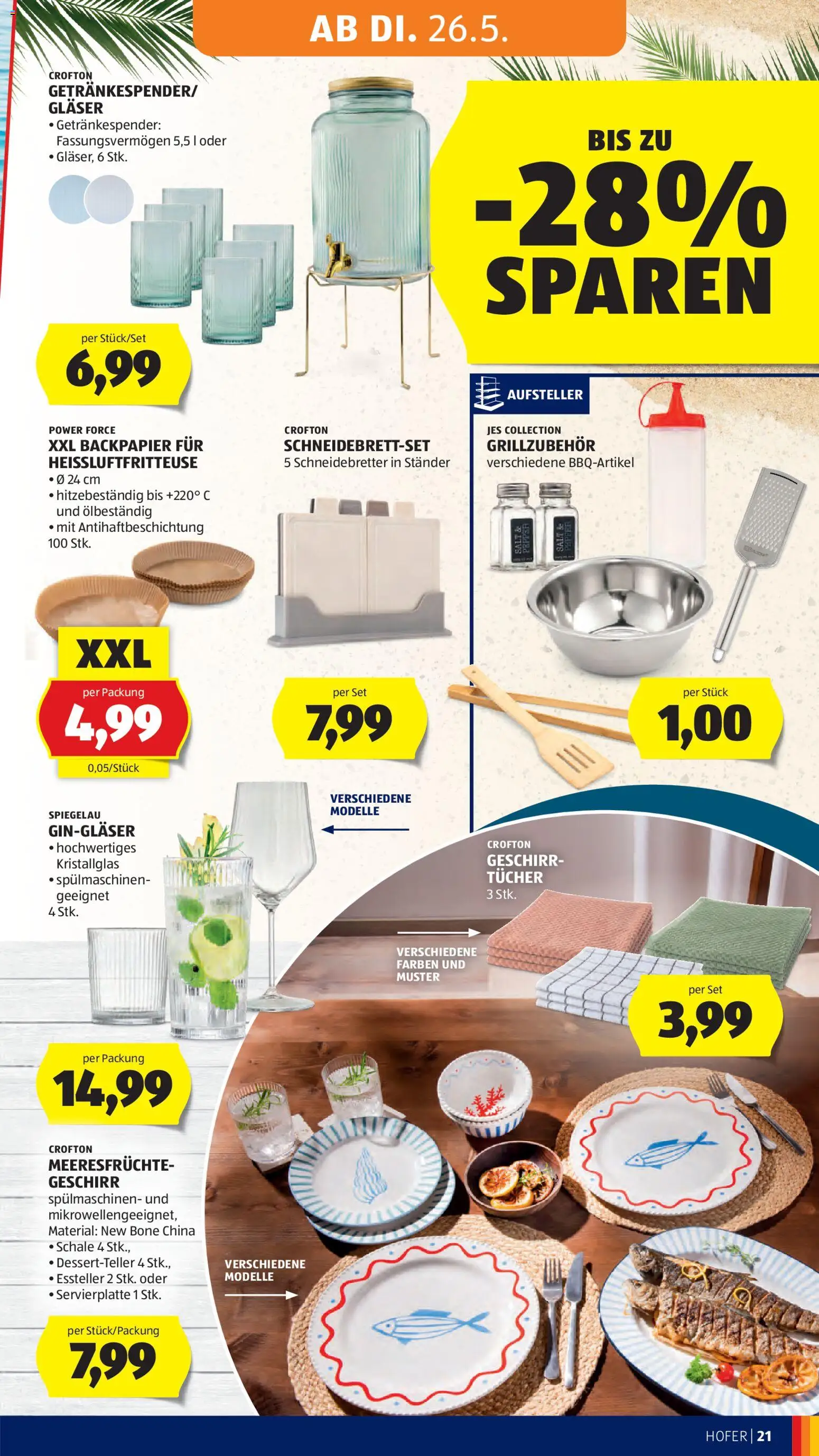 Hofer Flugblatt gültig ab 22.05.2026 | Seite: 27 | Produkte: Meeresfrüchte