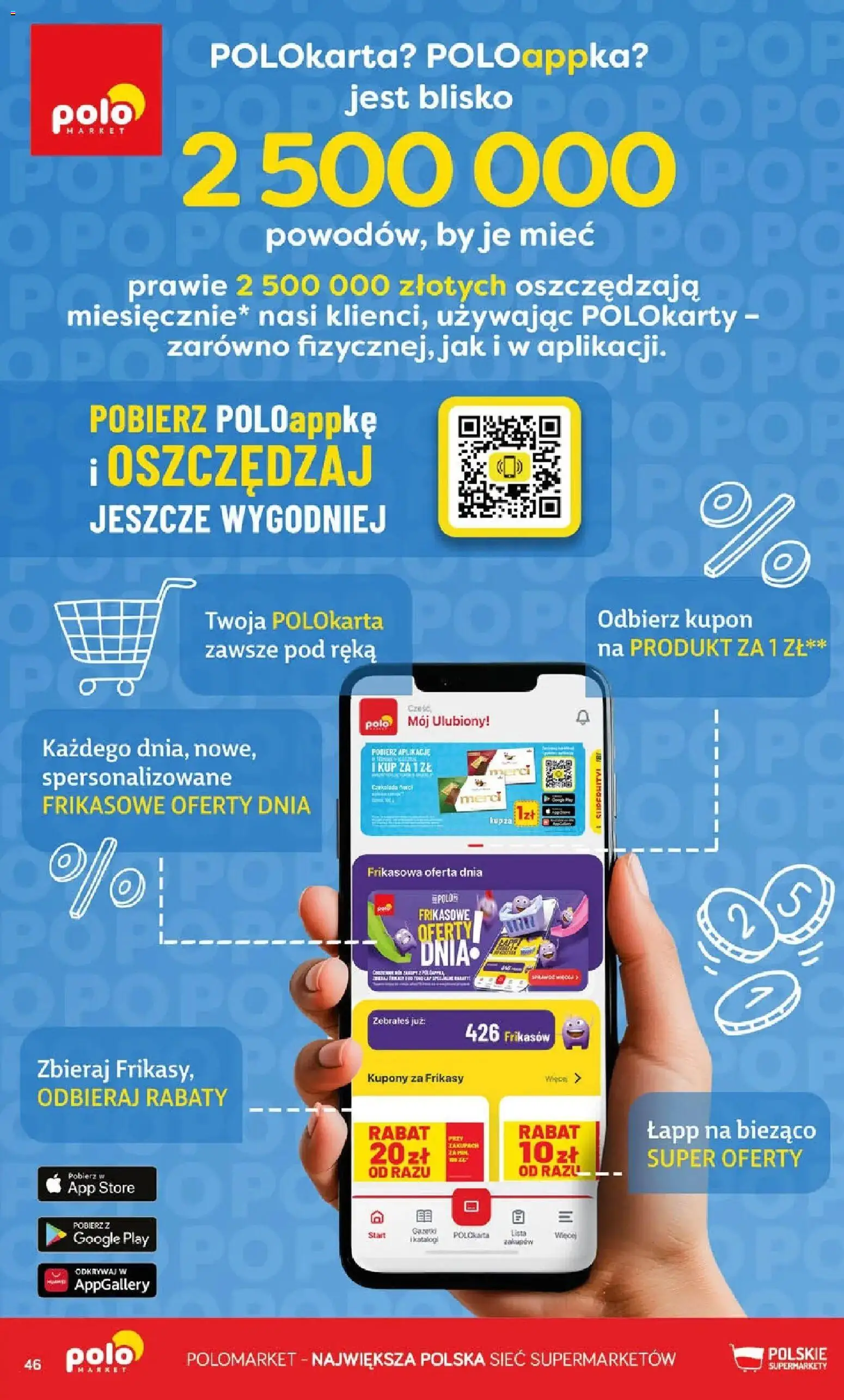 POLOmarket gazetka od 15.04.2026 | Strona: 46 | Produkty: Merci, Czekolada