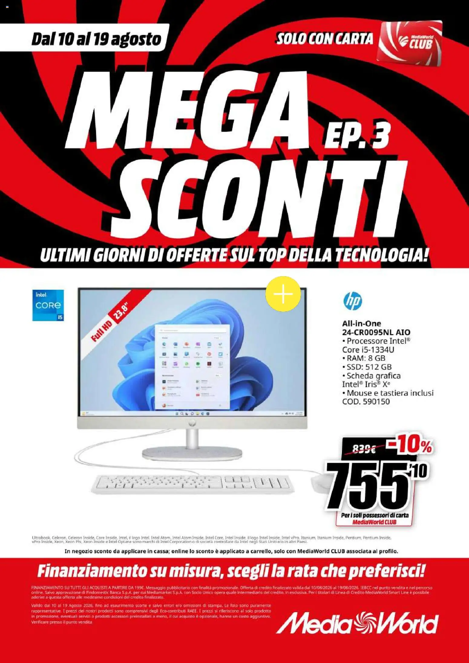 Volantino Media World del 10/08/2026 | Pagina: 17
