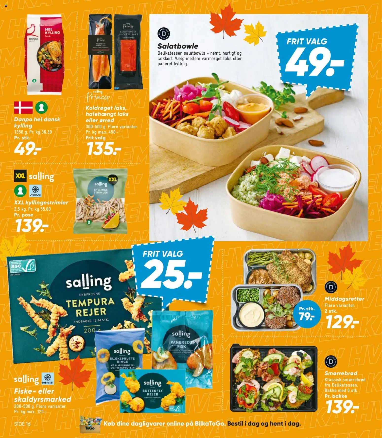 Bilka tilbudsavis – gyldig fra 11/09/2026 | Side: 20 | Produkter: Dagligvarer, Fisk, Rejer, Laks
