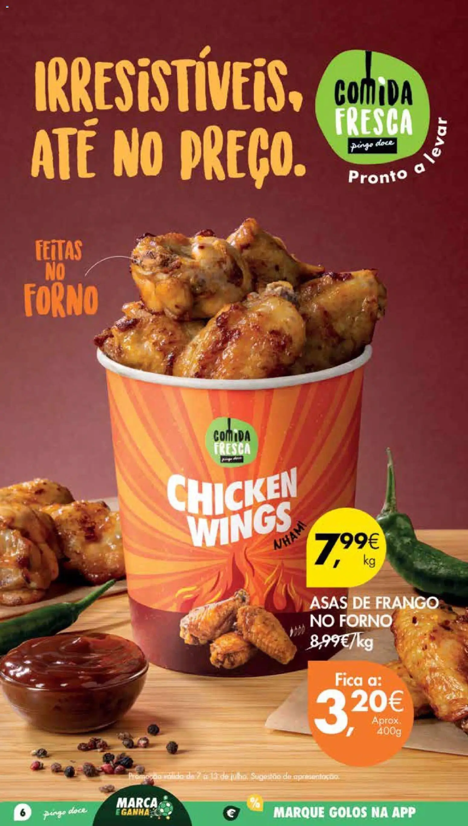 Pingo Doce Poupe Esta Semana Madeira │ válido de 07/07/2026 | Página: 6 | Produtos: Asas de frango, Forno, Frango