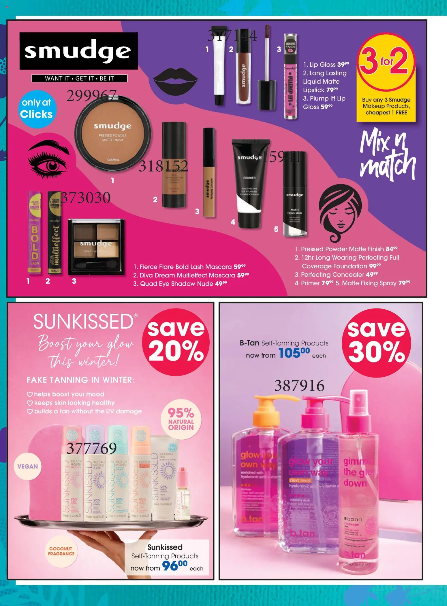 New Clicks catalogue – valid from 21.05.2026 | Page: 9 | Products: Primer, Mouse, Fragrance, Foundation