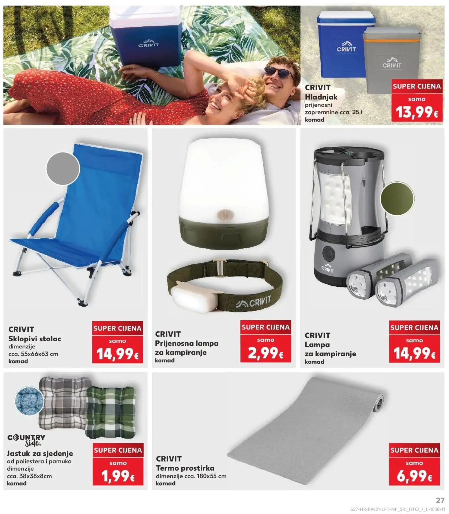 Kaufland katalog | vrijedi od 20.05.2026 | Stranica: 27 | Proizvodi: Jastuk, Hladnjak