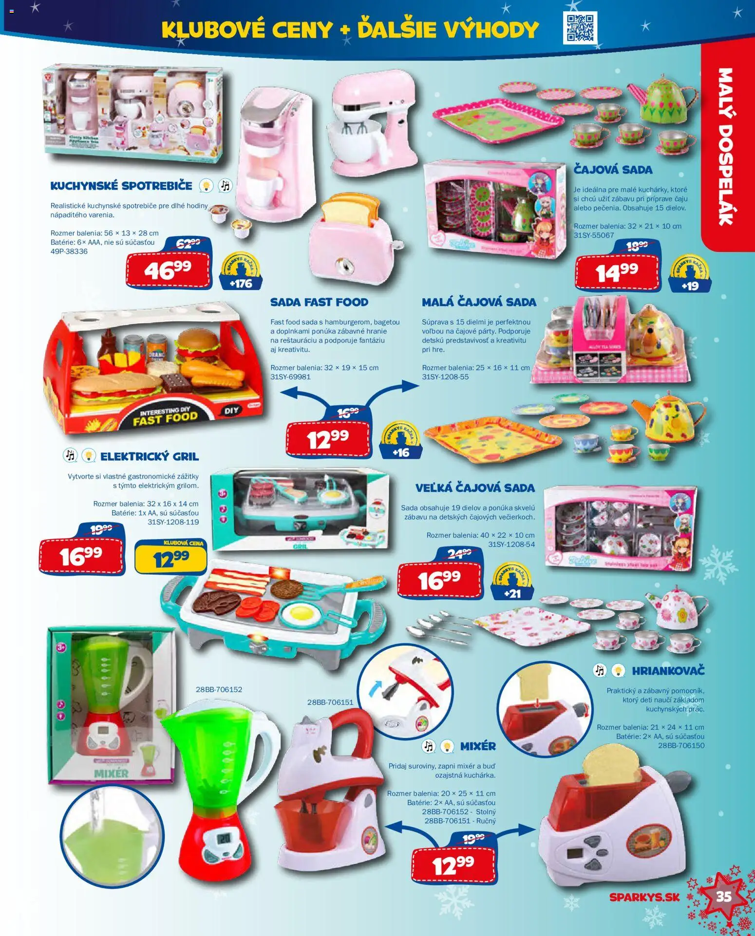 Nové ALLTOYS akcie – leták je platný od 06.10.2026 | Strana: 35 | Produkty: Elektrický gril, Gril, Hodiny, Mixér