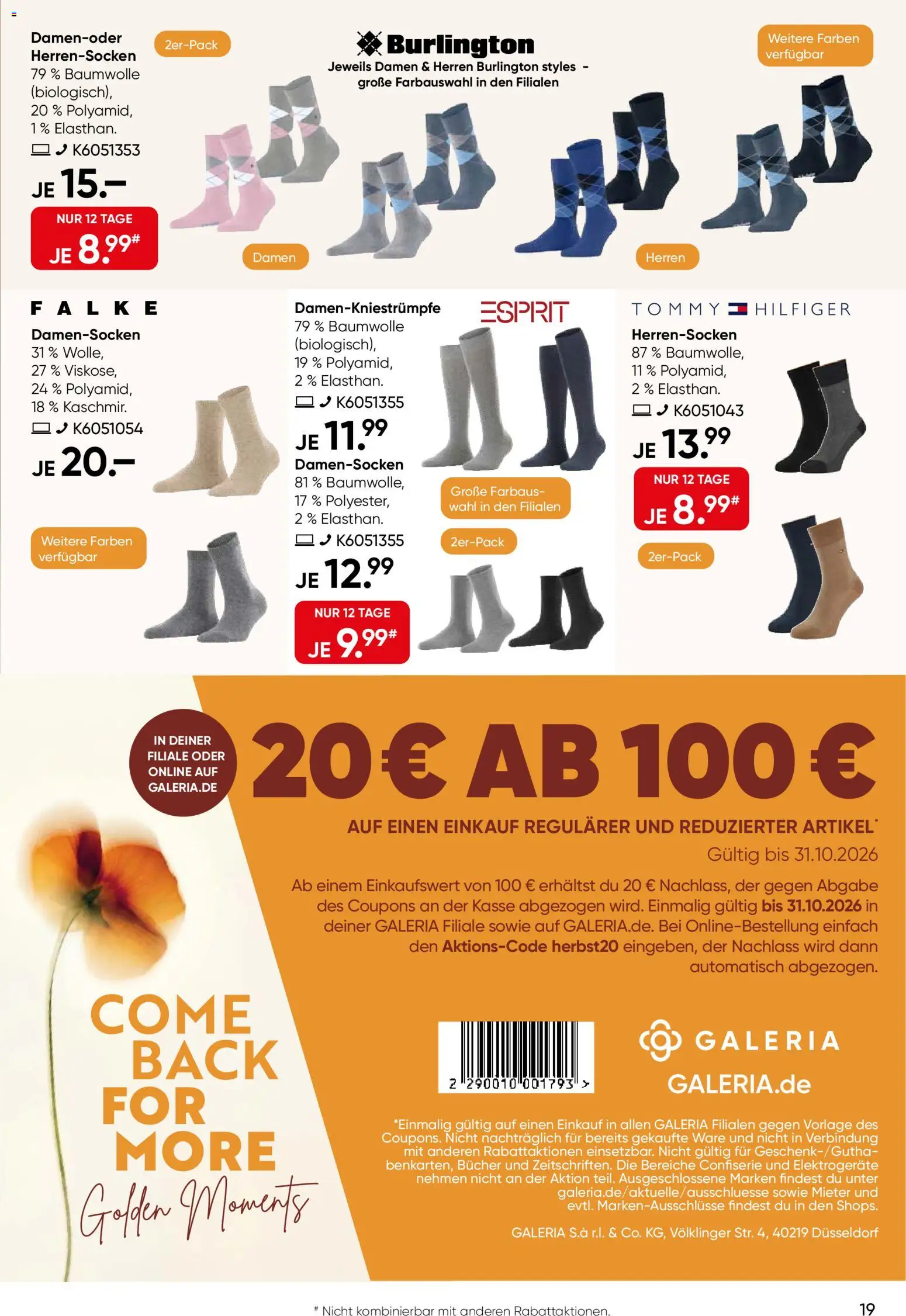 Galeria Karstadt Kaufhof Prospekt – gültig ab 16.09.2026 | Seite: 19