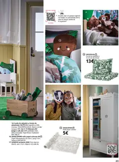 Vista previa Catálogo IKEA  y los niños  válido desde el 06/03/2026 | Página: 23 | Productos: Edredón, Máscara, Algodón, Almohada