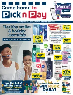 Pick n Pay specials catalogue – valid from 25/08/2026
