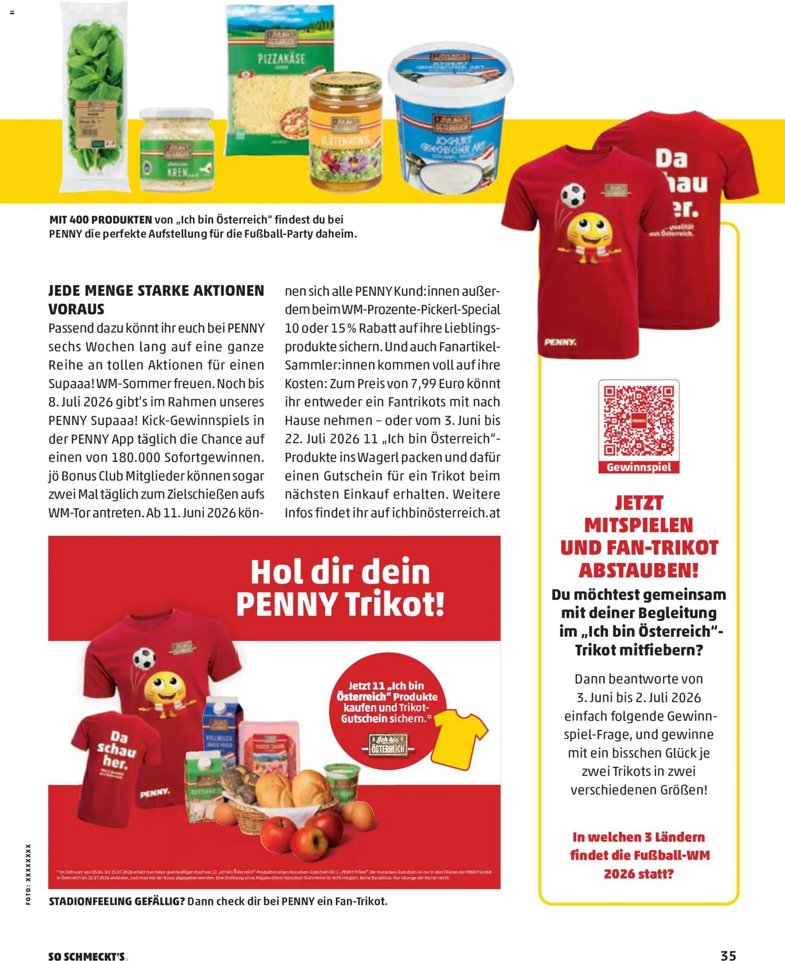 Penny Markt Schmankerl Post gültig ab 31.05.2026 | Seite: 35 | Produkte: Joghurt