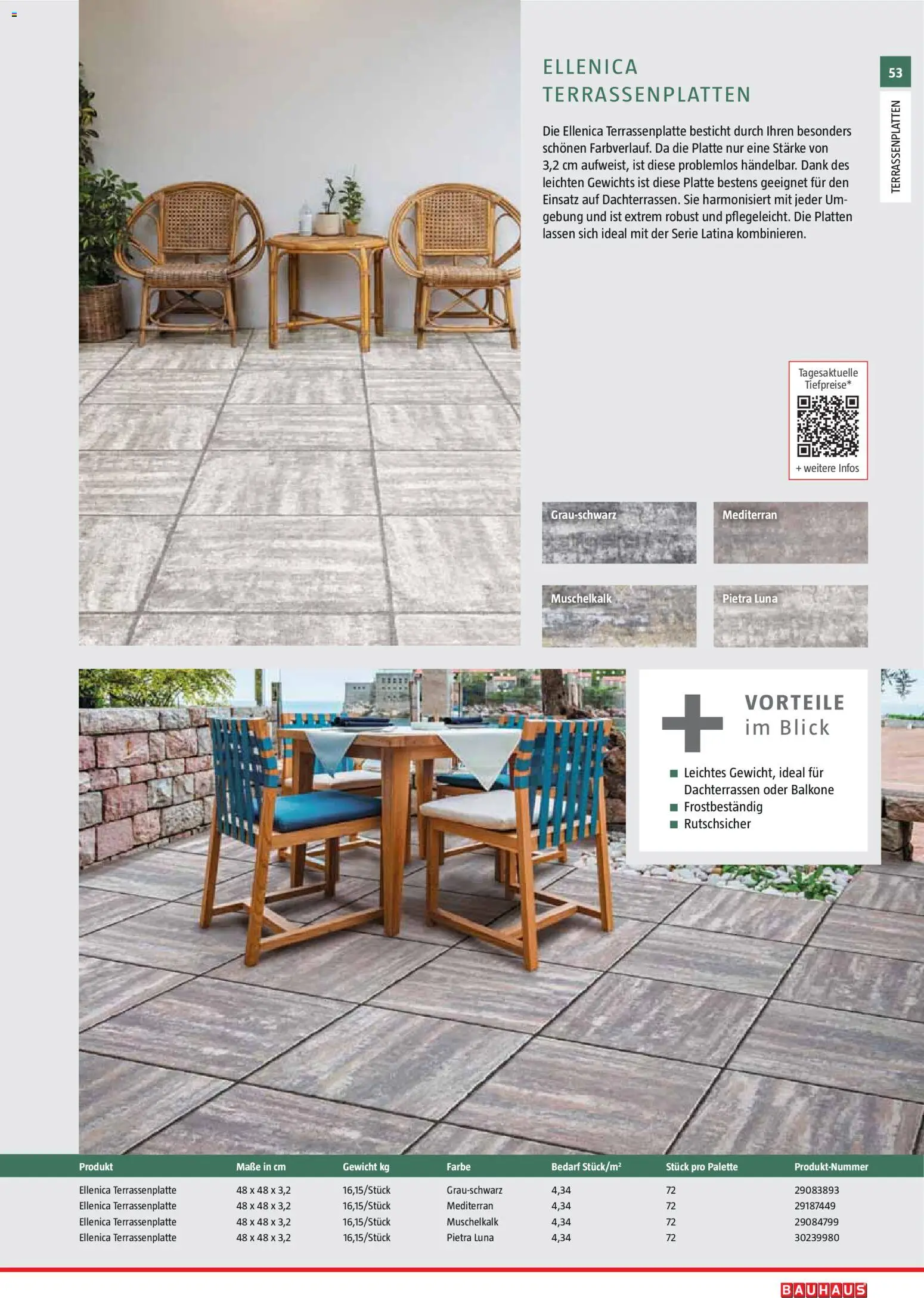 Bauhaus Gartenbaumaterialien 2026 – gültig ab 02.03.2026 | Seite: 53 | Produkte: Gewicht