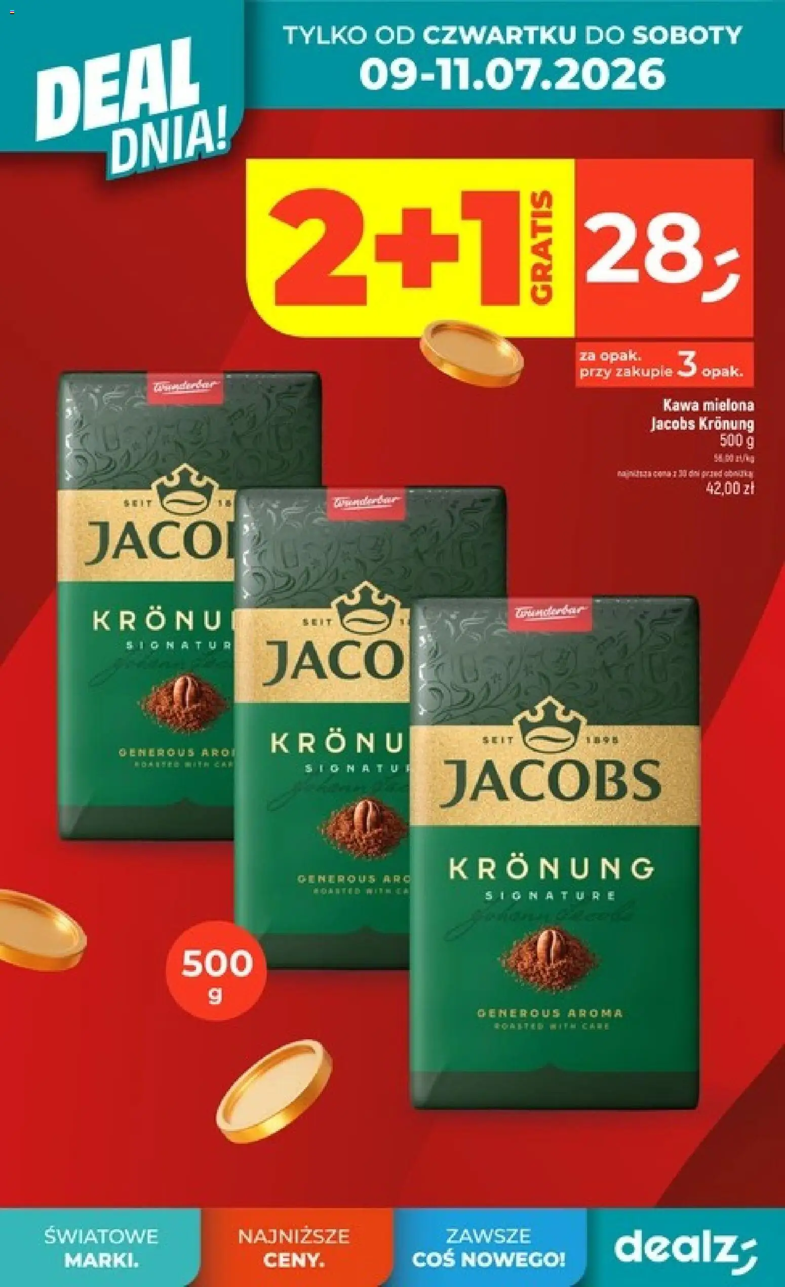 Dealz gazetka - Deal dnia od 09.07.2026 | Strona: 2 | Produkty: Kawa