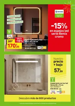 Vista previa Leroy Merlin catálogo válido desde el 23/06/2026 | Página: 83 | Productos: Baño, Espejo