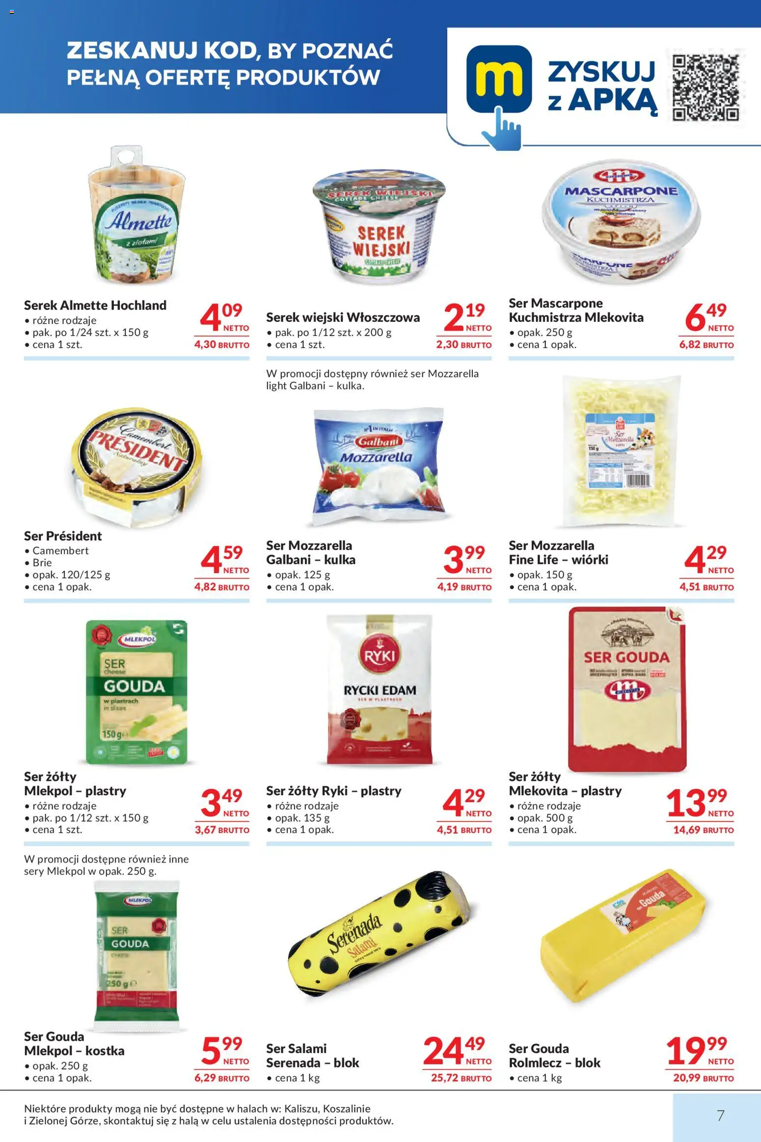Makro gazetka od 12.05.2026 | Strona: 7 | Produkty: Mascarpone, Salami, Ser mascarpone, Ser gouda