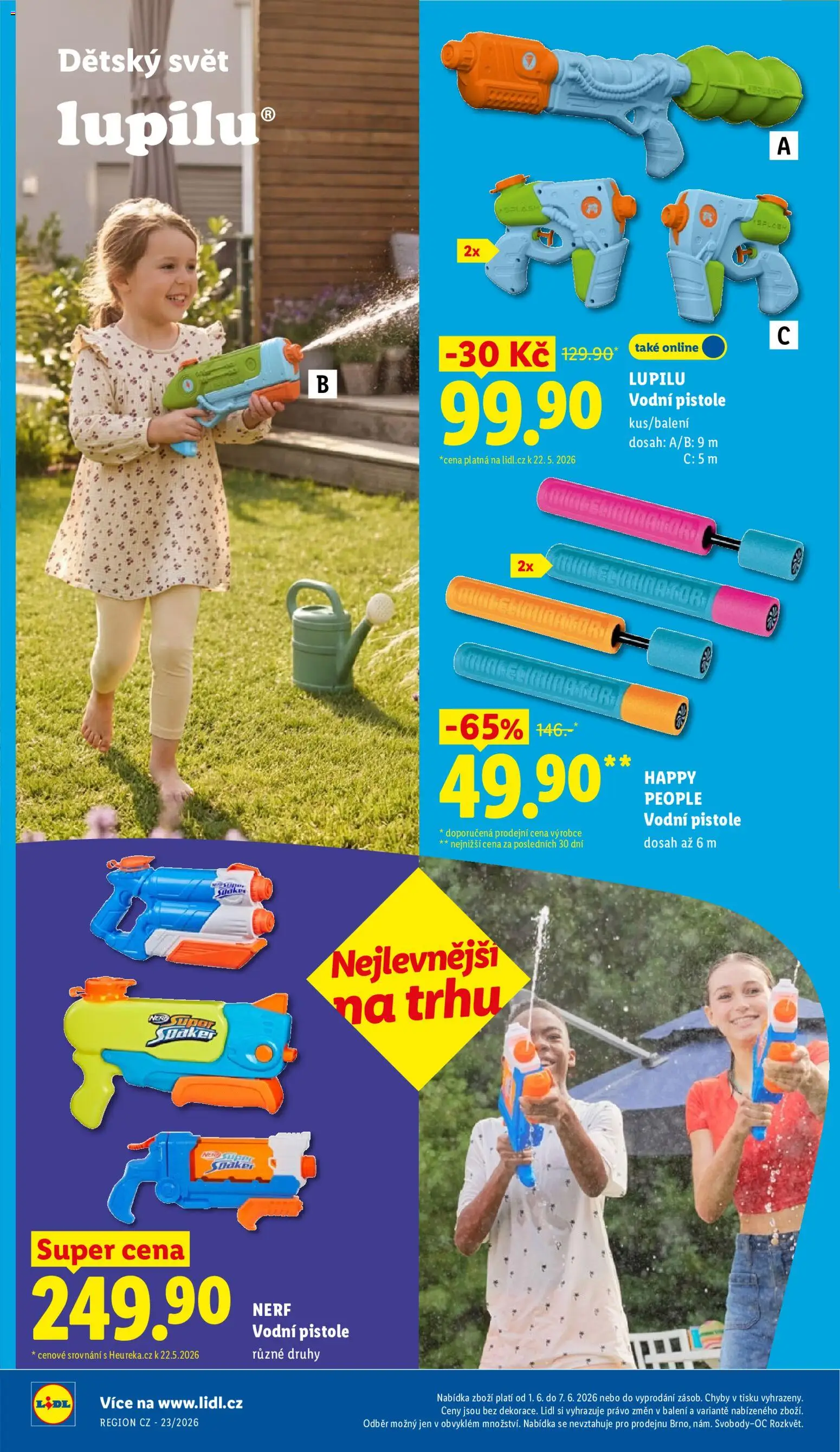 Lidl leták od 01.06.2026 | Strana: 40 | Produkty: Nerf