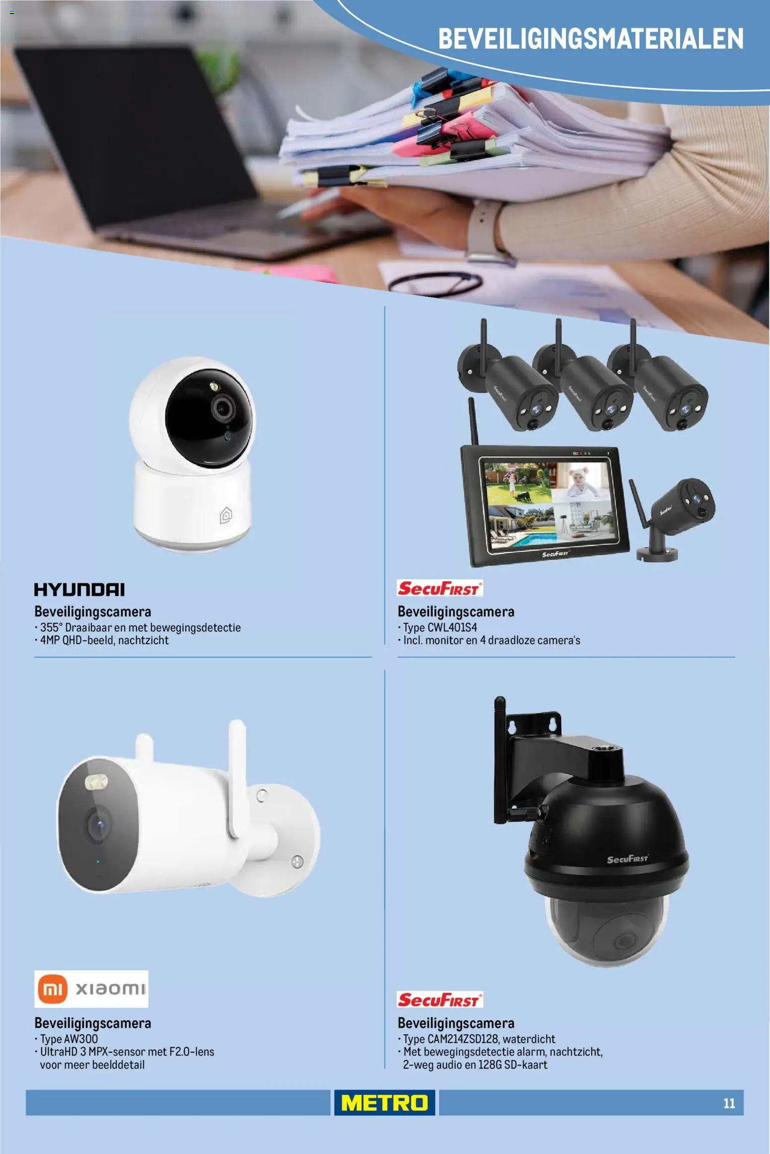 {H1} | Pagina: 11 | Producten: Beveiligingscamera, Monitor, Audio