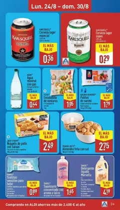 Vista previa FLETE®, Ensaladilla, de verduras, Ensaladilla de verduras 8-10 minutos de cocción. 1 kg válido desde el 24/08/2026 | Página: 15 | Productos: Perfume, Sal, Alcohol, Pollo