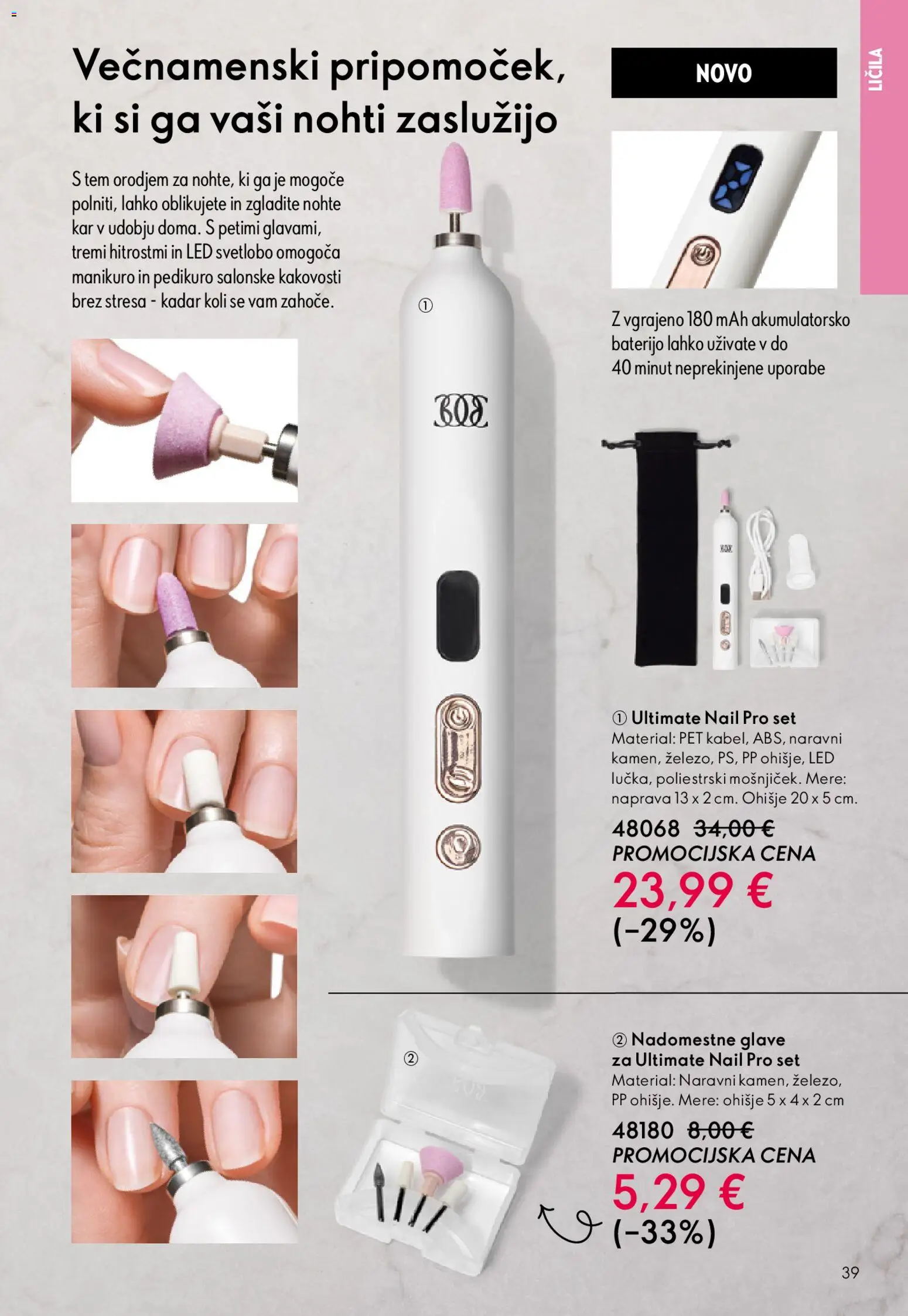 Novi Oriflame katalog ponudbe – veljaven od 22.04.2026 | Stran: 39 | Izdelki: Licila