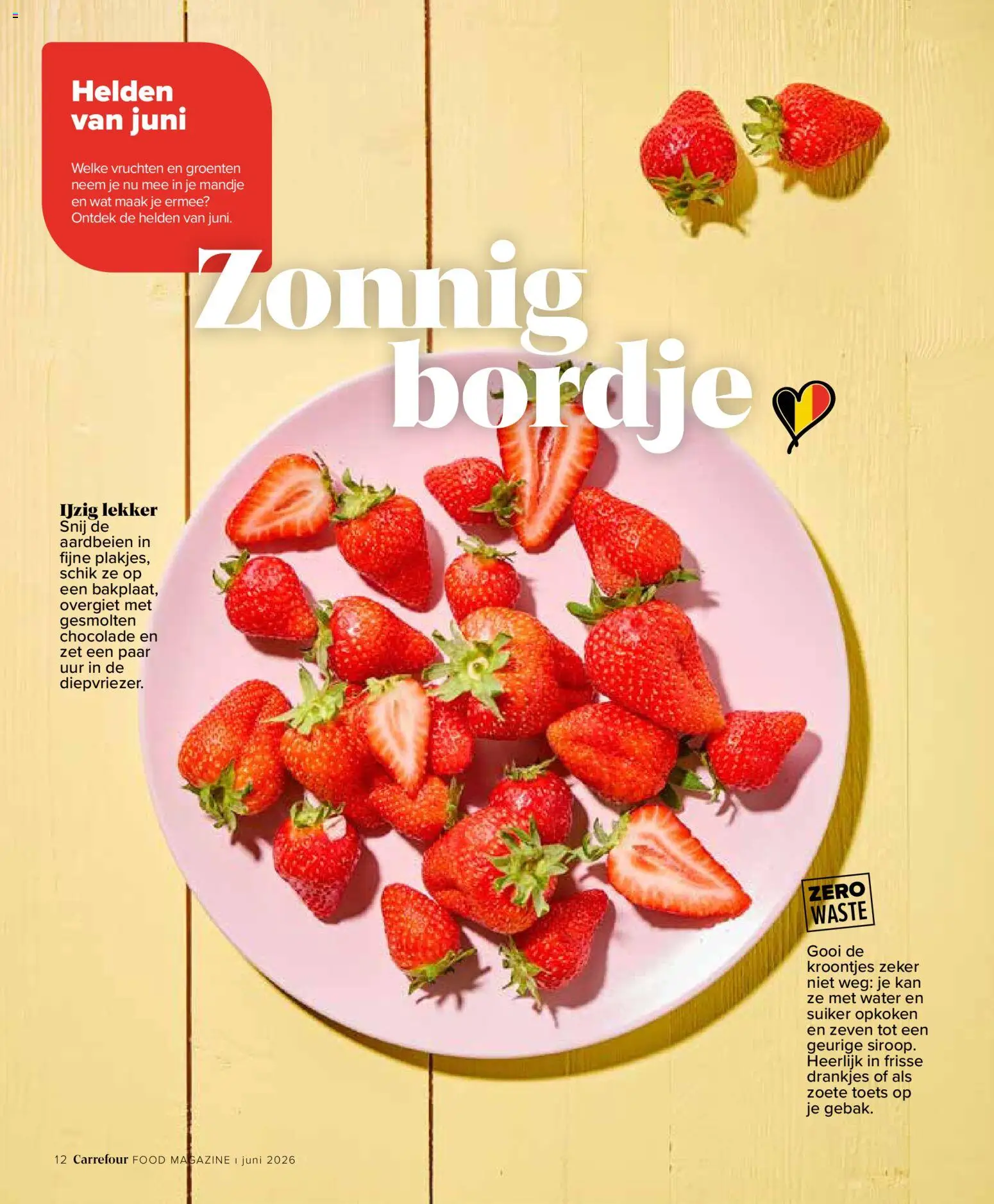 {H1} | Pagina: 12 | Producten: Aardbeien, Groenten, Kan, Chocolade