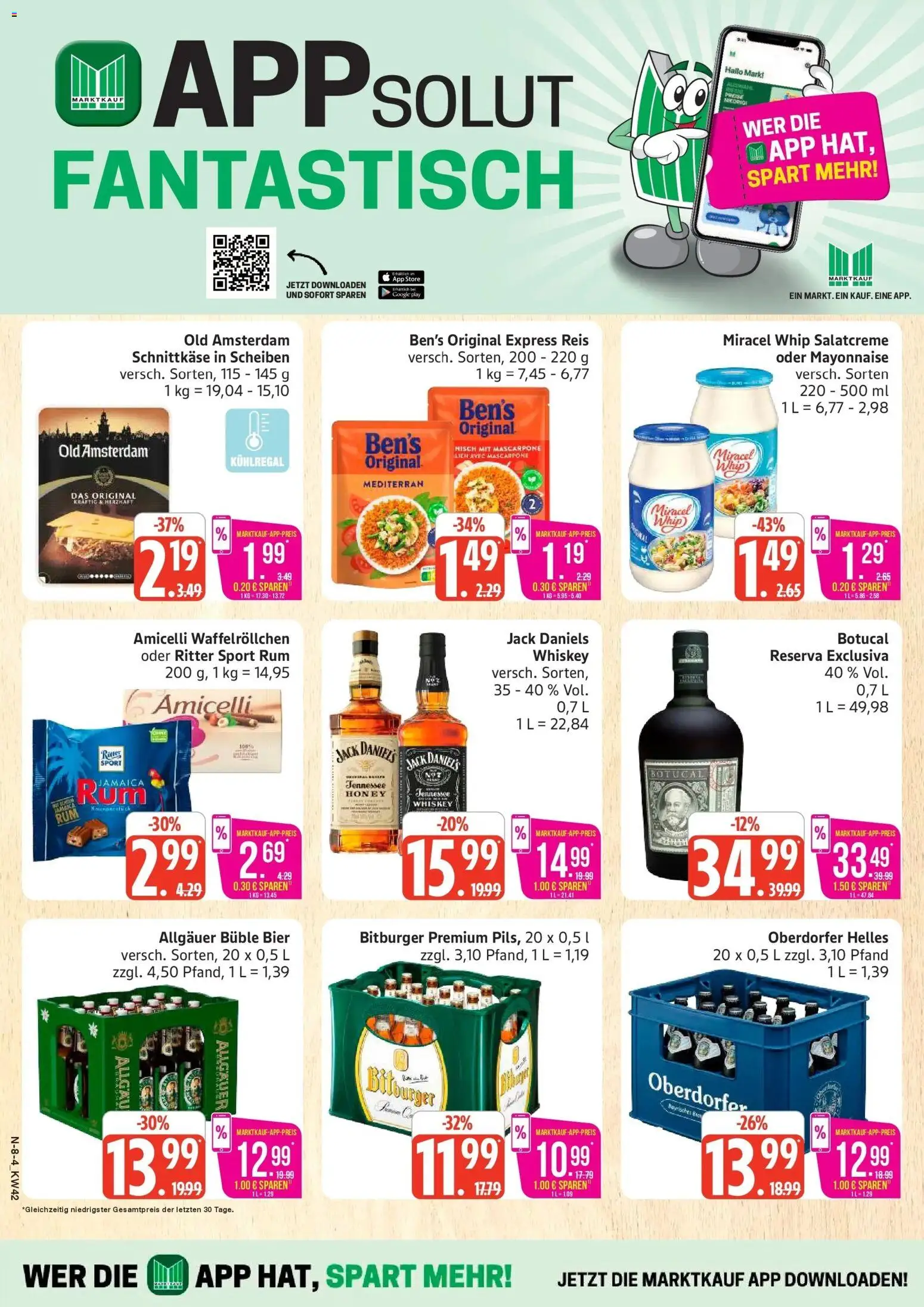 Marktkauf Prospekt Neuenkirchen (ab 12.10.2026) » Angebote online | Seite: 8 | Produkte: Mascarpone, Bier, Jack Daniel's, Mayonnaise