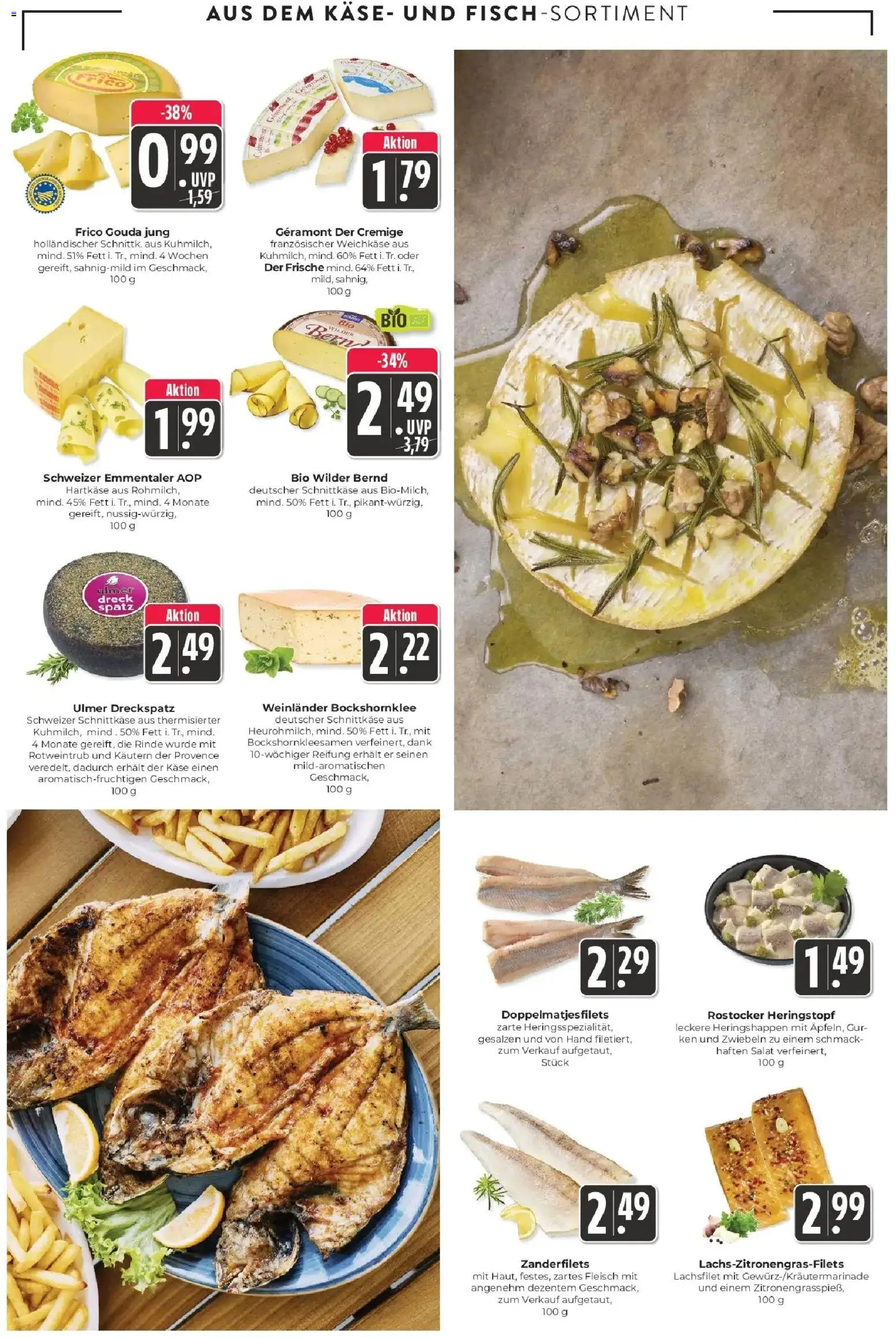 E center Prospekt Lörrach (ab 10.08.2026) zum Blättern | Seite: 5 | Produkte: Käse, Gouda, Fleisch, Salat