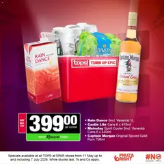 Tops at Spar specials catalogue – valid from 11.05.2026 | Page: 4 | Products: Rum, Cooler