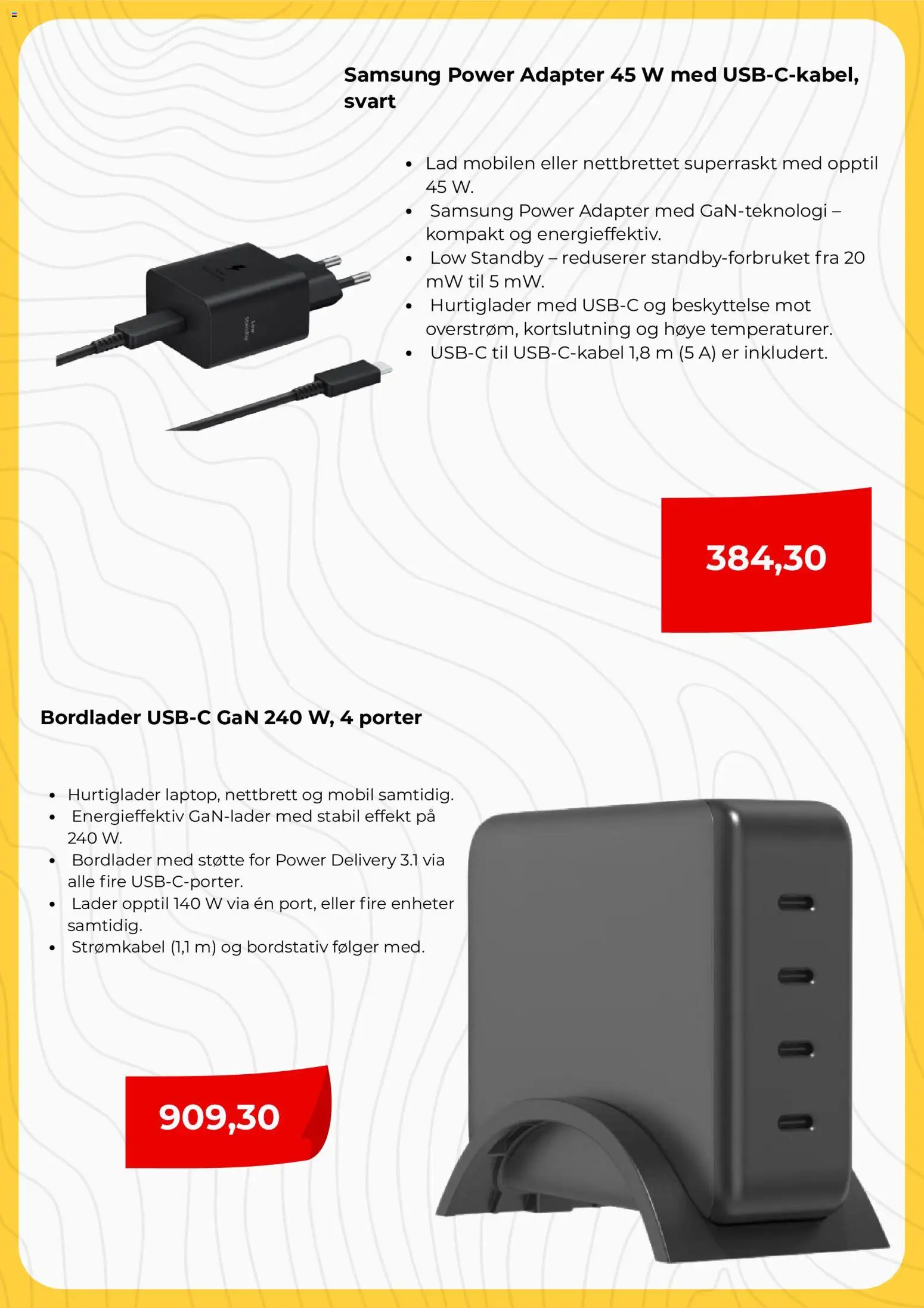 {H1} | Side: 4 | Produkter: Nettbrett, Adapter