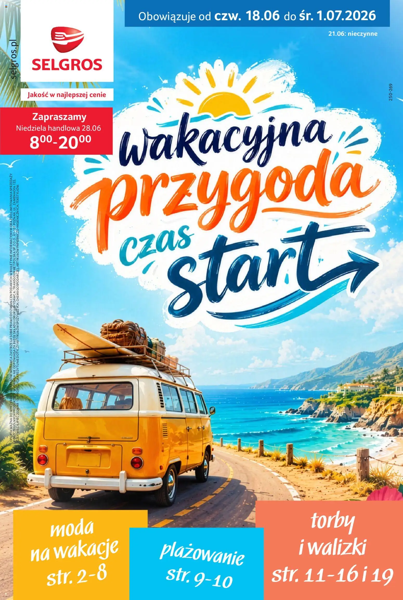 Selgros cash&carry gazetka - Urlop od 18.06.2026 | Strona: 1 | Produkty: Walizki