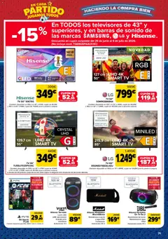 Vista previa Carrefour folleto válido desde el 11.06.2026 | Página: 83 | Productos: Polvo, Barras de sonido, Altavoces, Micrófono