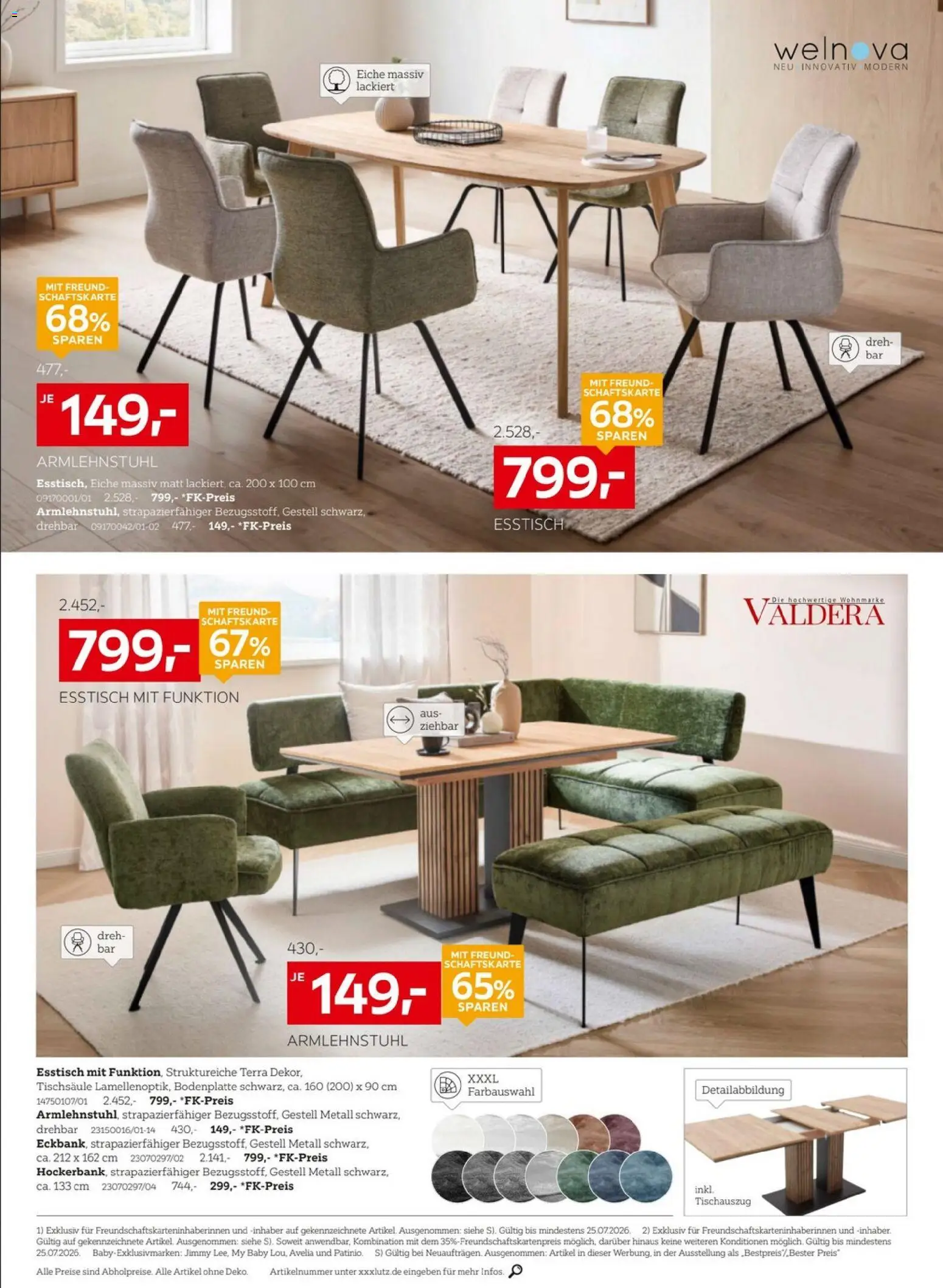 XXXLutz Jubiläum – gültig ab 11.07.2026 | Seite: 2 | Produkte: Esstisch