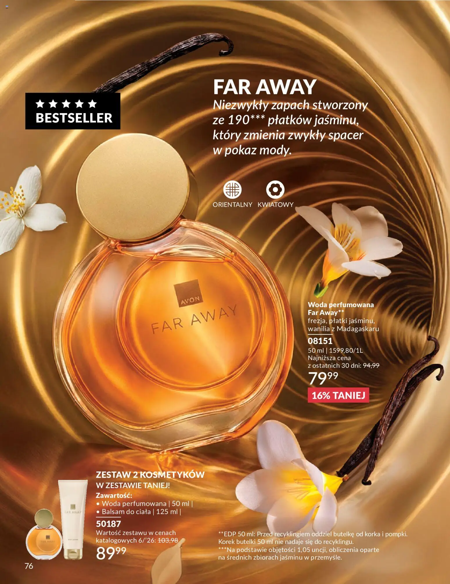 Avon Katalog 6 2026 od 01.06.2026 | Strona: 76 | Produkty: Zapach, Płatki, Woda