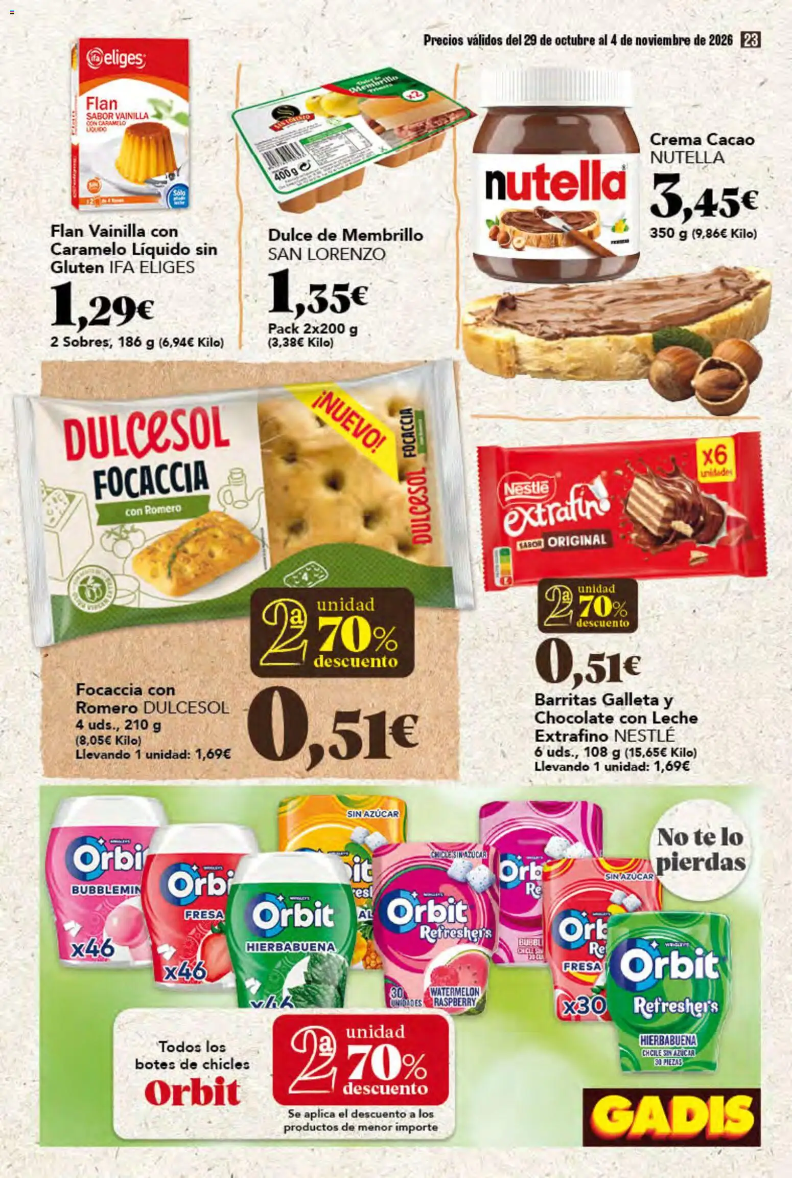 Gadis folleto │ válido desde el 29/10/2026 | Página: 23