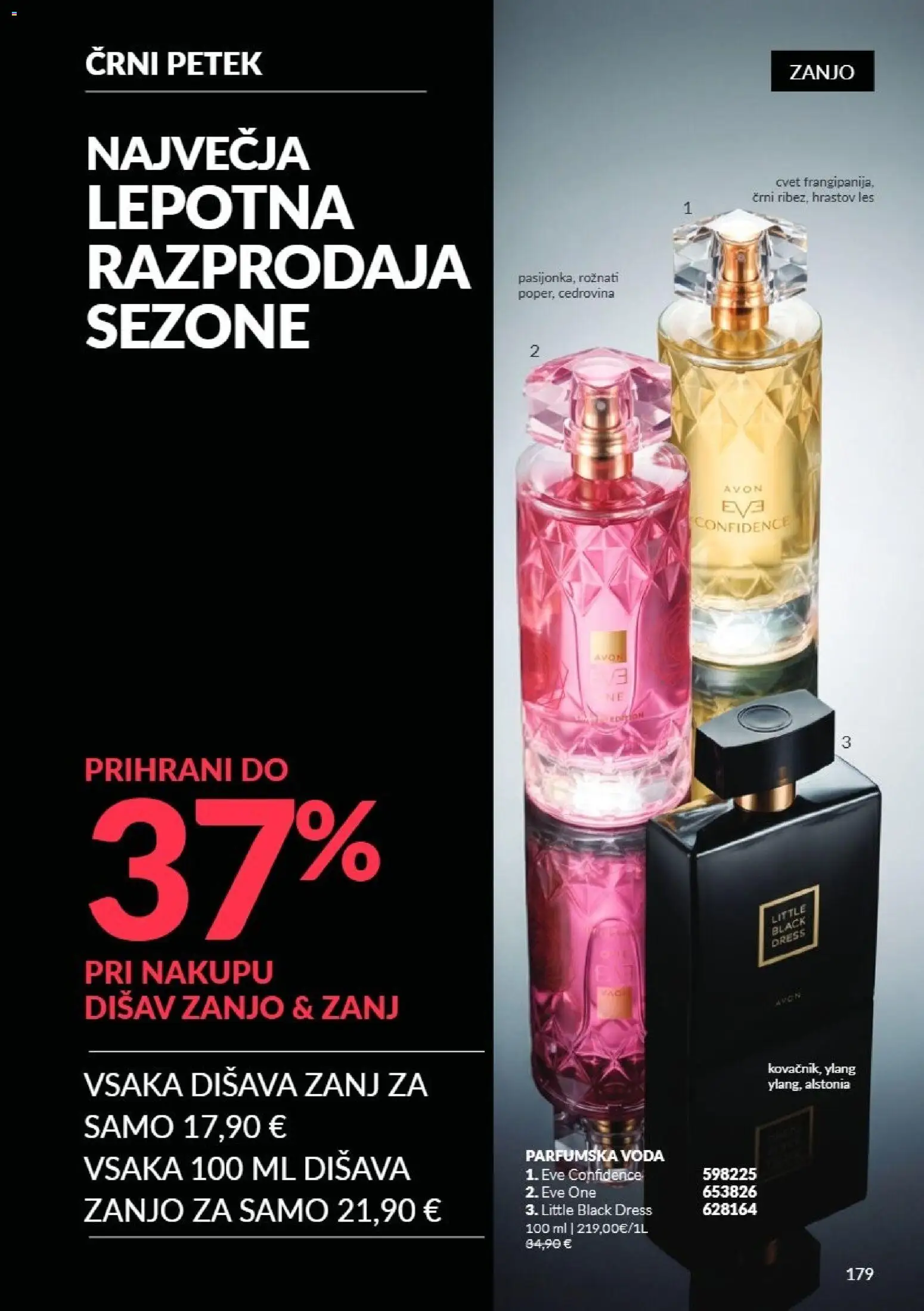 Novi Avon katalog ponudbe – veljaven od 01.11.2026 | Stran: 179 | Izdelki: Disava, Voda, Parfumska voda
