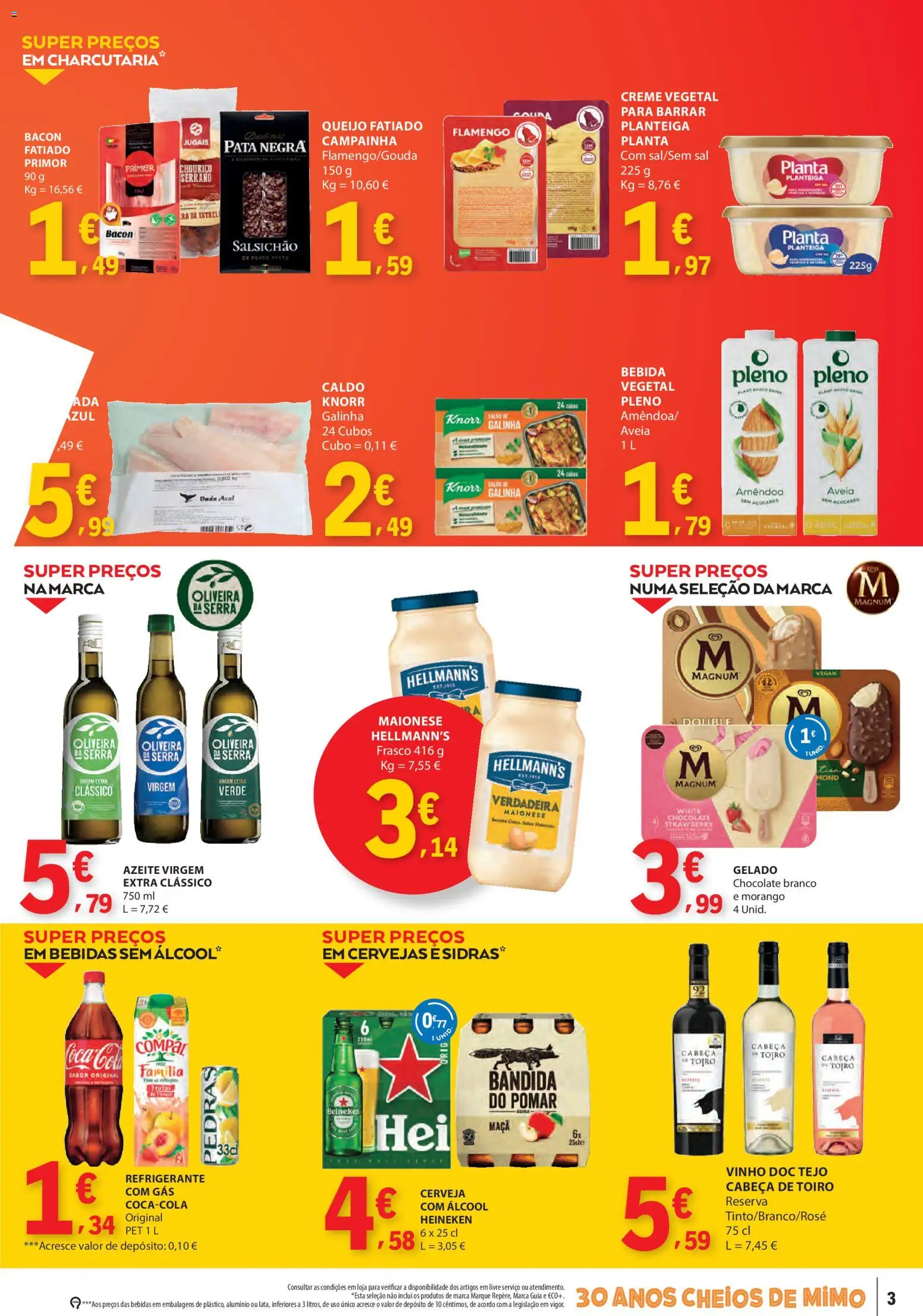 E.Leclerc Catálogo Fim de Semana │ válido de 10/07/2026 | Página: 3 | Produtos: Refrigerante, Maça, Chocolate, Vinho