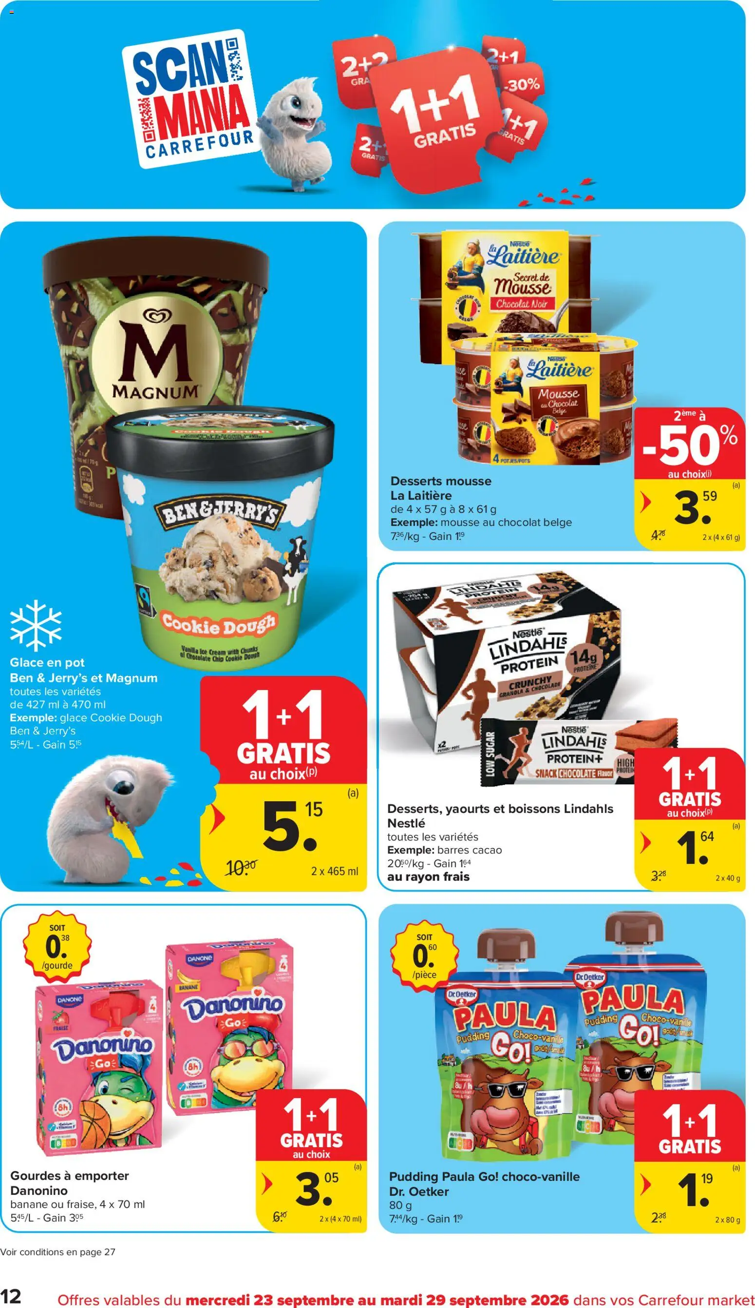 {H1} | Pagina: 12 | Producten: Pudding, Cacao, Magnum, Proteïne