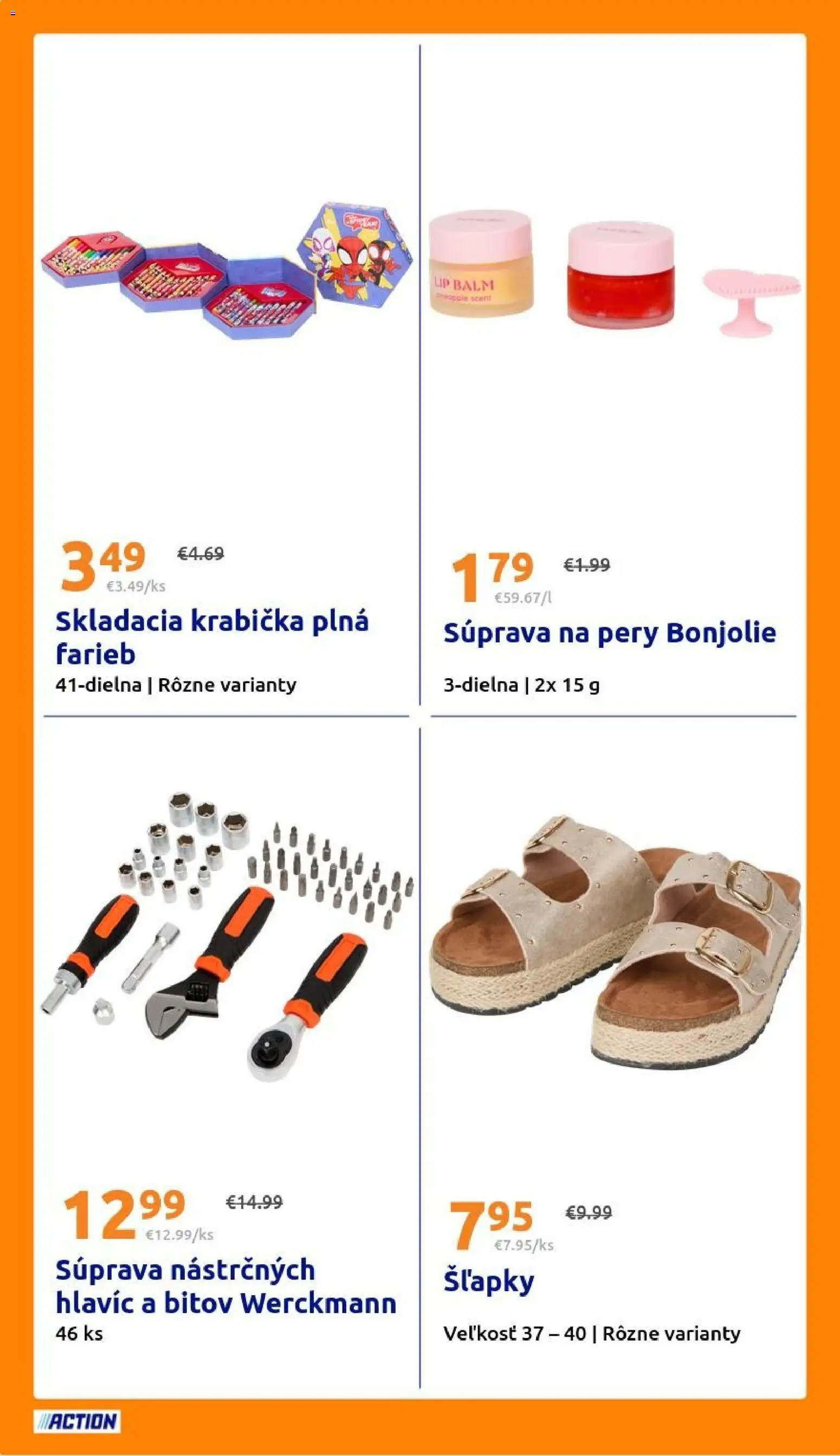 Nové Action akcie – leták je platný od 01.07.2026 | Strana: 26 | Produkty: Šľapky