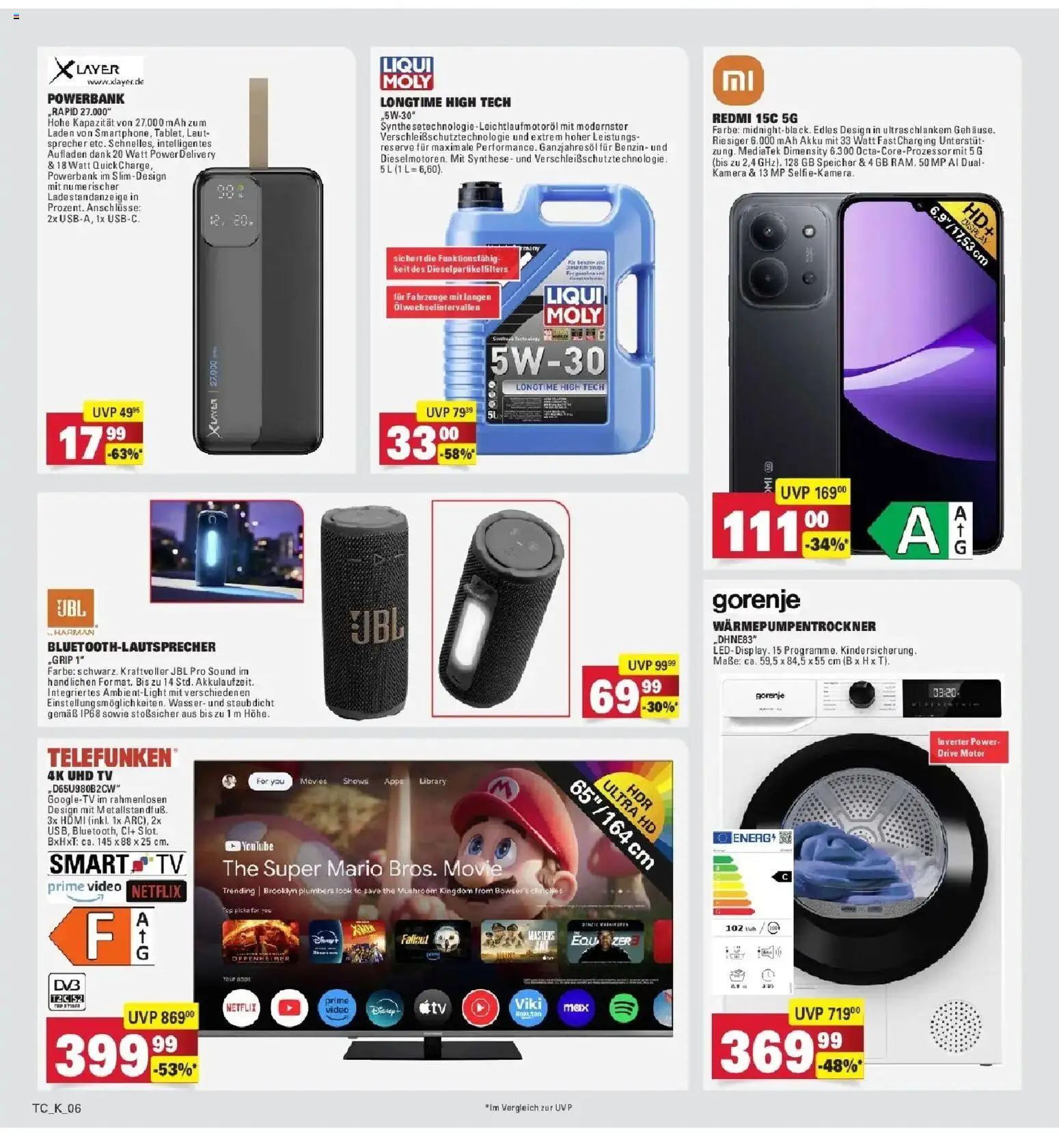 E center - E center: Wochenangebote – gültig ab 28.06.2026 | Seite: 59 | Produkte: Kamera, Powerbank, TV, Video