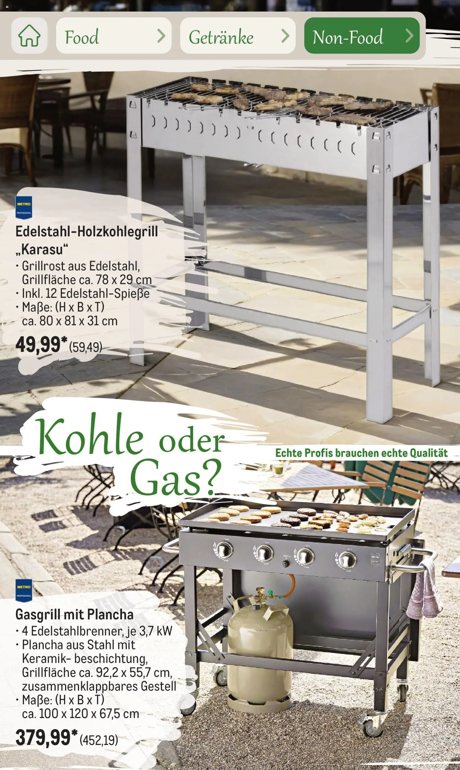 Metro Saisonkatalog Outdoor Dining – gültig ab 01.06.2026 | Seite: 92