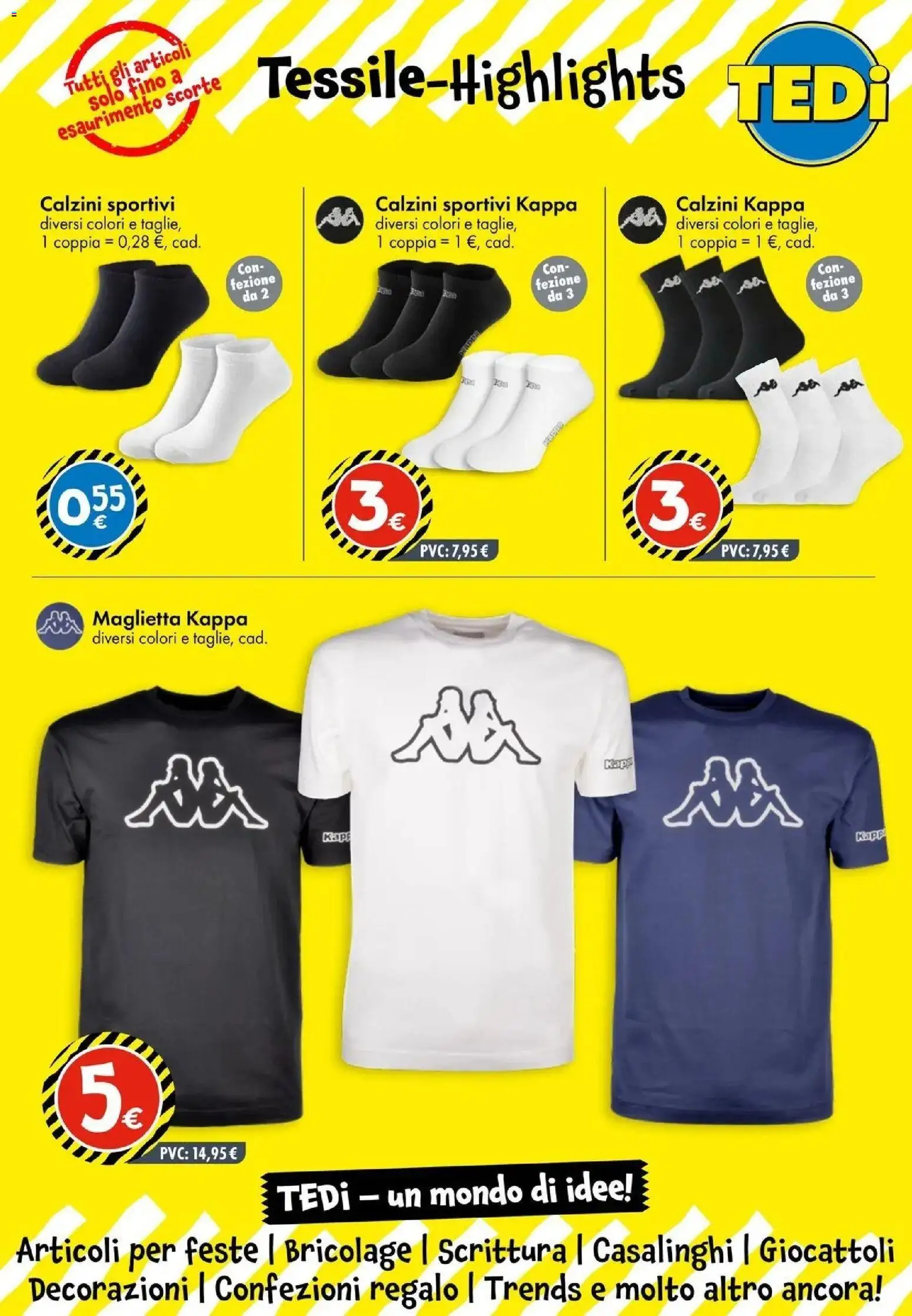 Nuovo TEDi volantino Parma dal 02/09/2026 > offerte anteprima 🛍️ | Pagina: 6 | Prodotti: Giocattoli, Calzini, Maglietta, Decorazioni