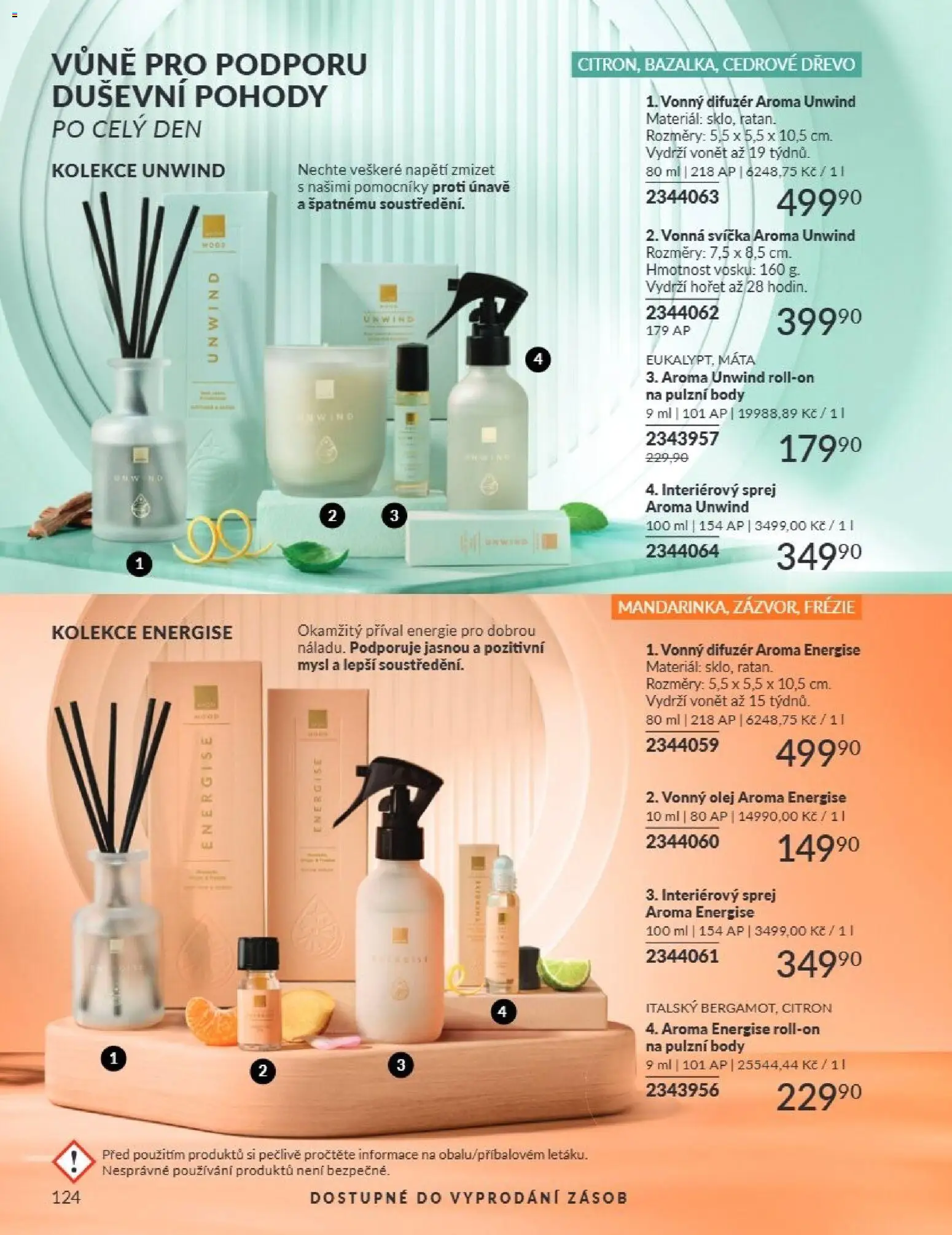 Avon Katalog 07/2026 od 01.07.2026 | Strana: 124 | Produkty: Difuzér, Olej, Citron, Body