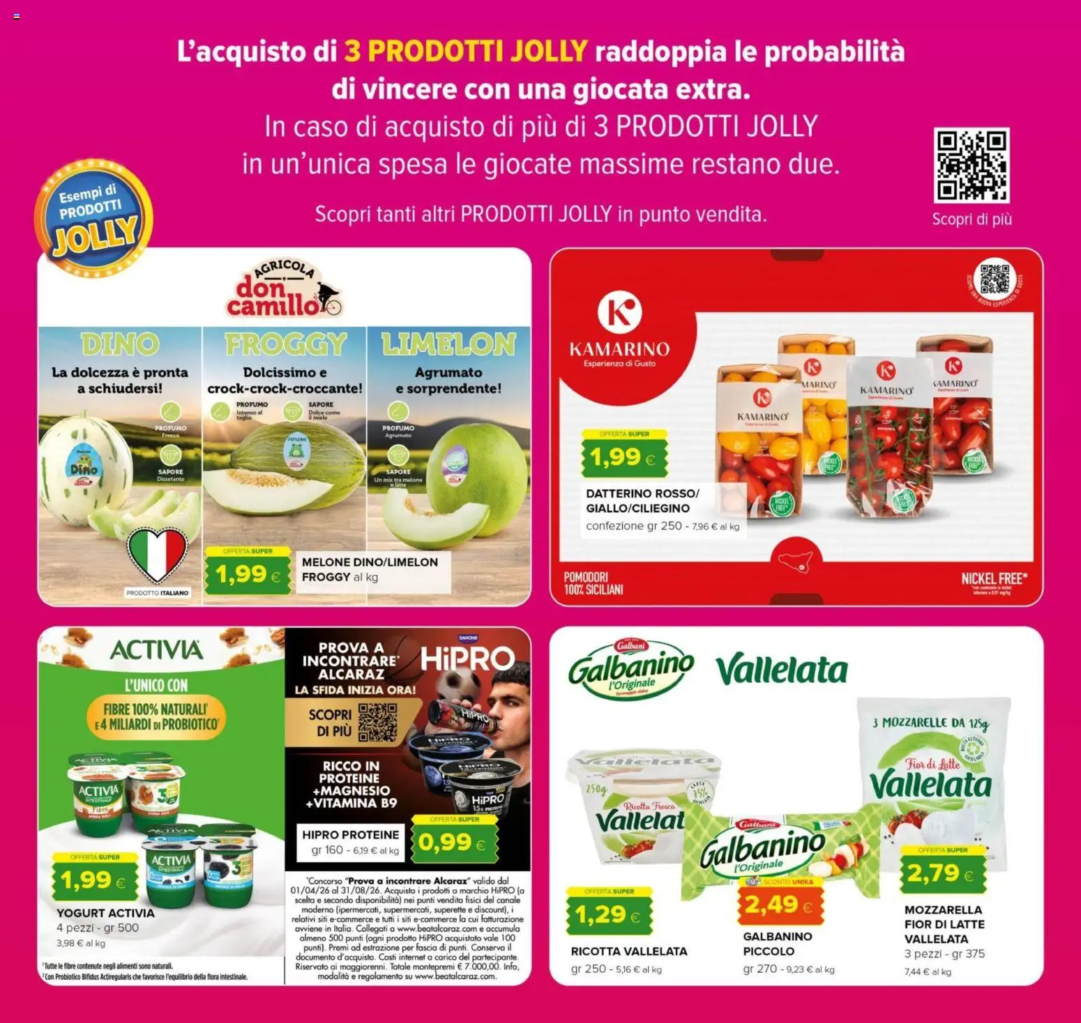 Volantino Oasi del 02/07/2026 | Pagina: 5 | Prodotti: Pomodori, Melone, Miele, Profumo