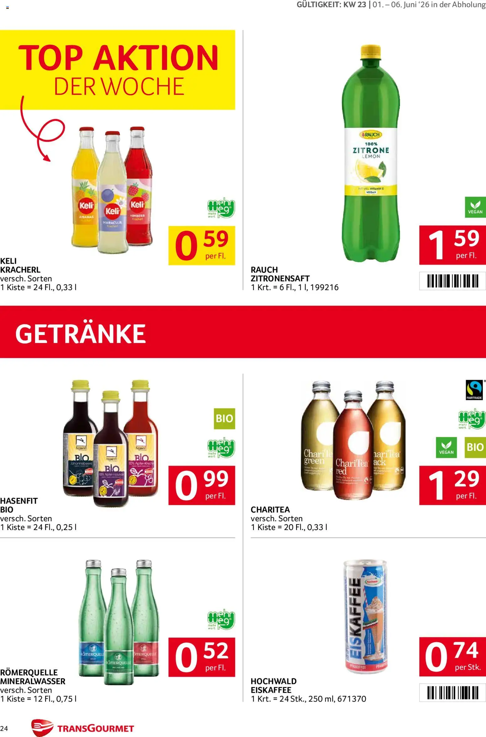 Transgourmet Flugblatt gültig ab 01.06.2026 | Seite: 24