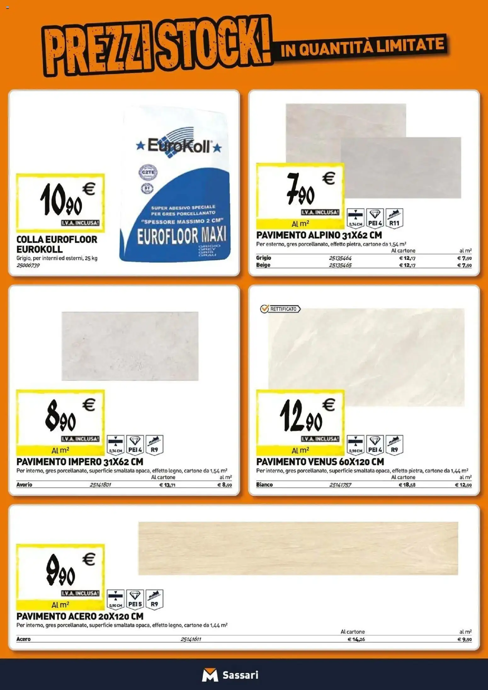 Nuovo TECNOMAT catalogo Sassari dal 27/08/2026 > offerte anteprima 🛍️ | Pagina: 12 | Prodotti: Pavimento, Colla