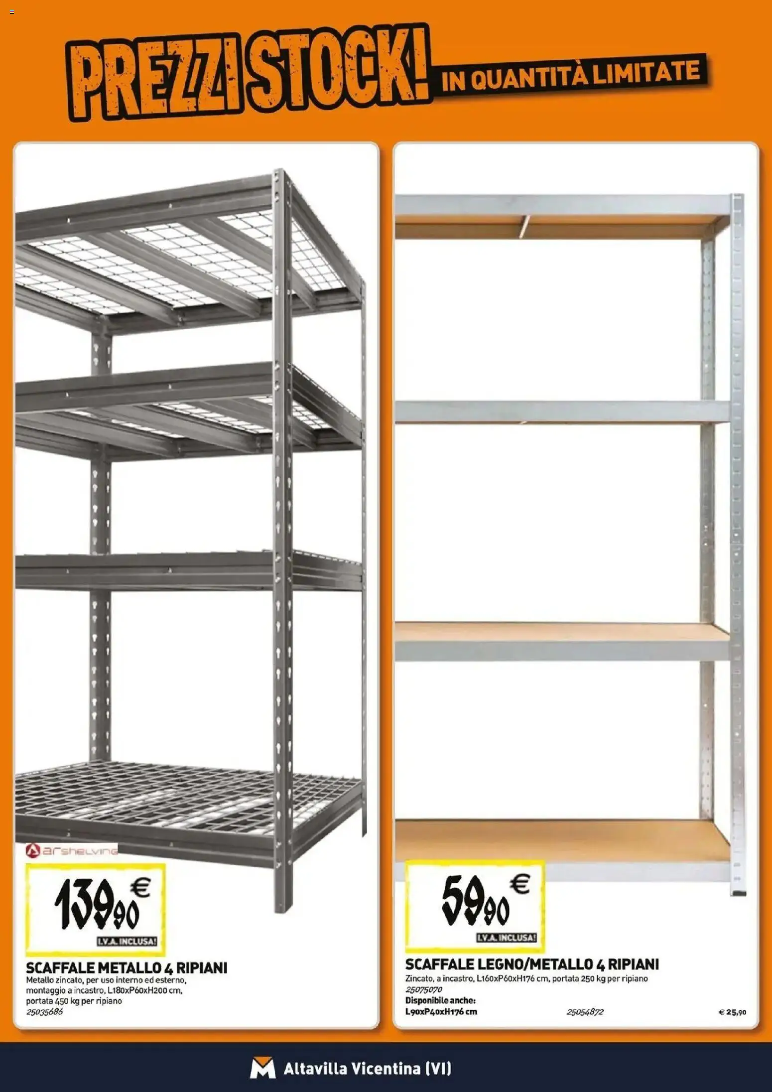 Nuovo TECNOMAT catalogo Altavilla Vicentina dal 29/10/2026 > offerte anteprima 🛍️ | Pagina: 17 | Prodotti: Ripiano, Scaffale