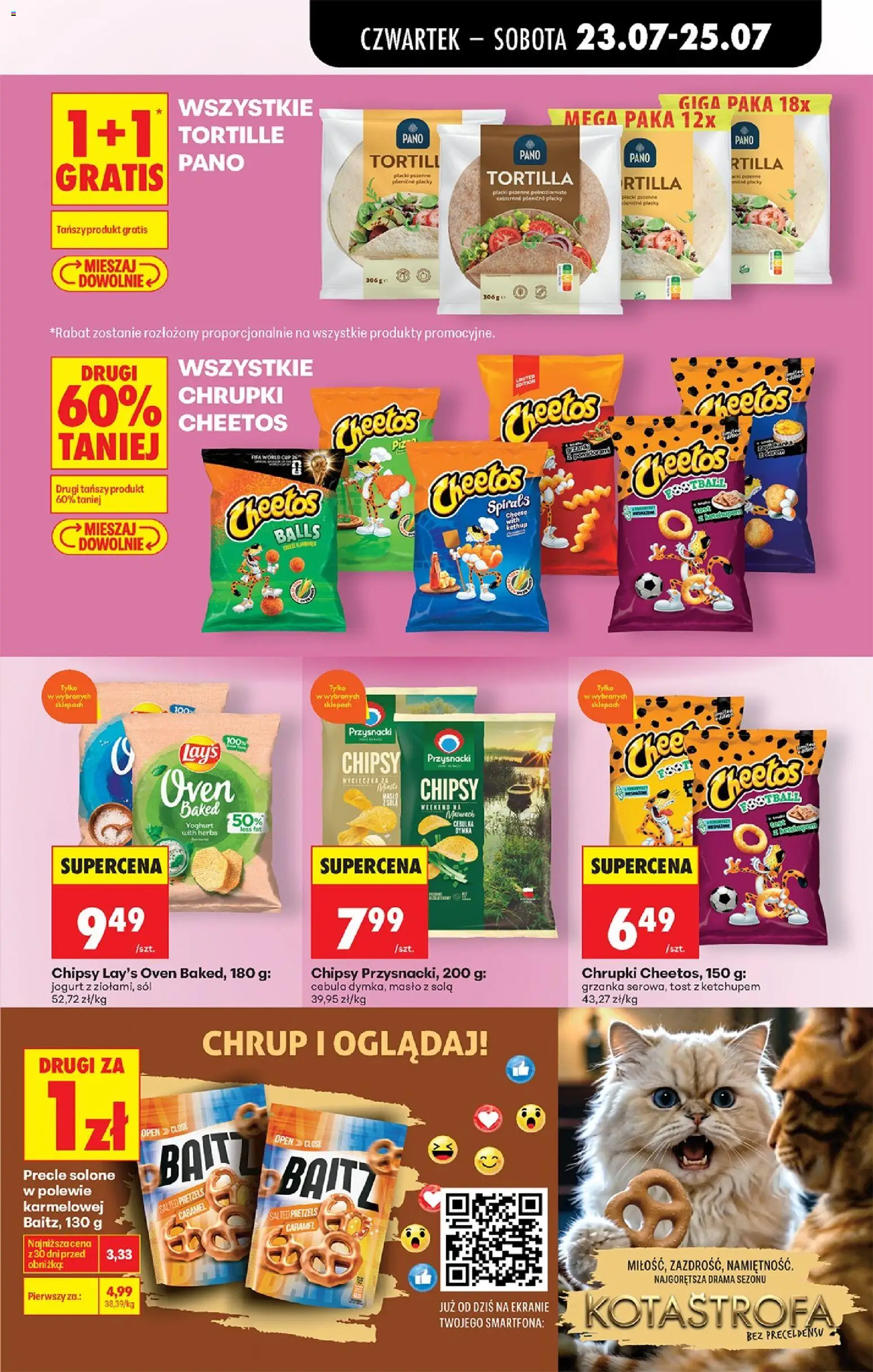Biedronka gazetka od czwartku od 23.07.2026 | Strona: 75 | Produkty: Chipsy, Chrupki, Pizza, Sól